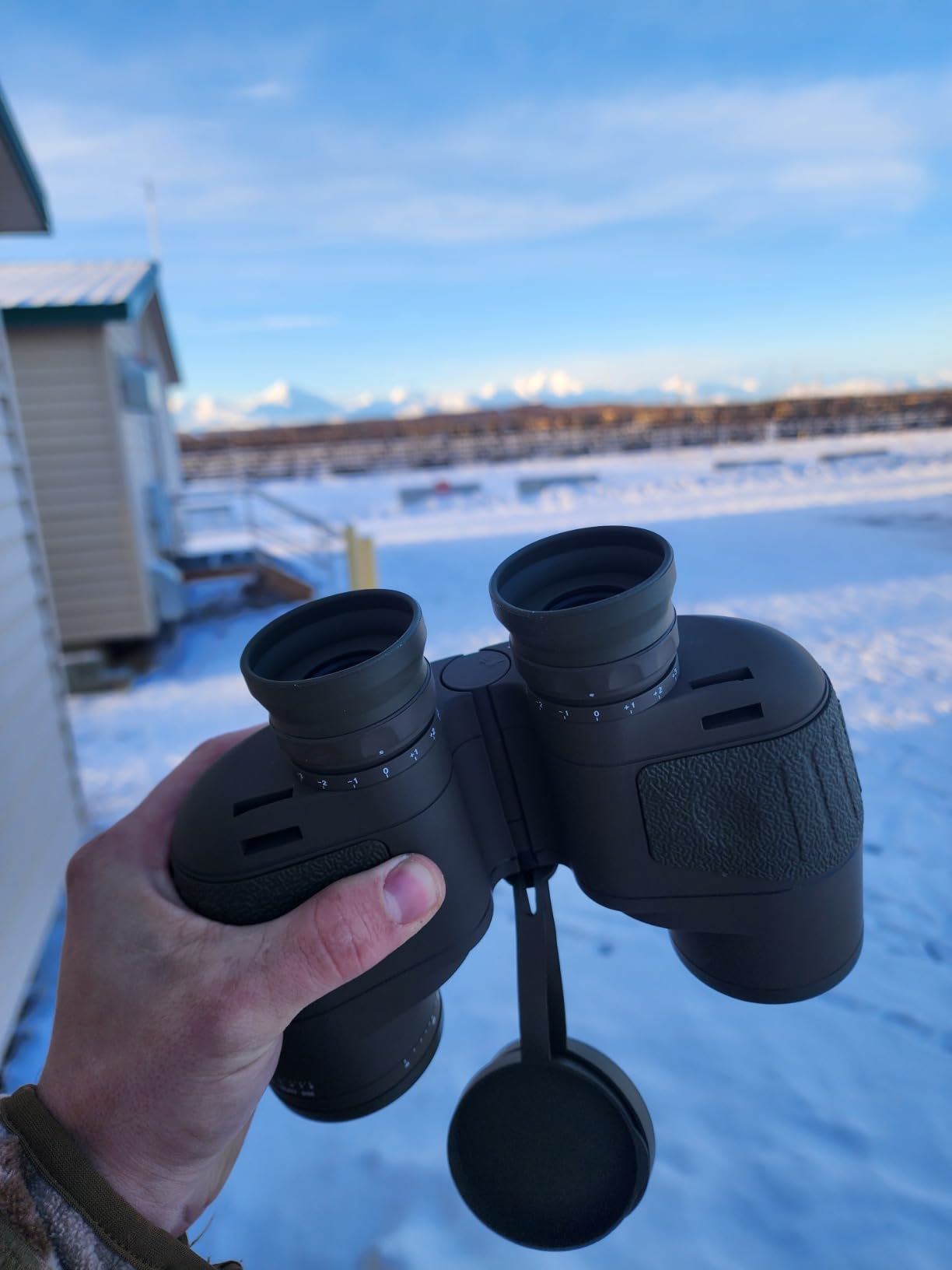 USCAMEL 10X50 Marine Binoculars for Adults with Rangefinder Compass, Waterproof Marine Binoculars for Sailing Boating Fishing customer photo 2