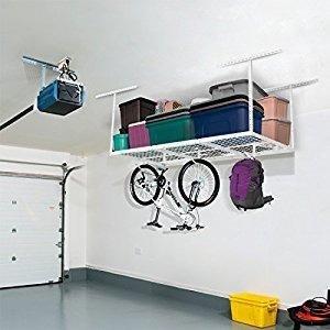 FLEXIMOUNTS 3x6 Overhead Garage Storage Adjustable Ceiling Rack 72