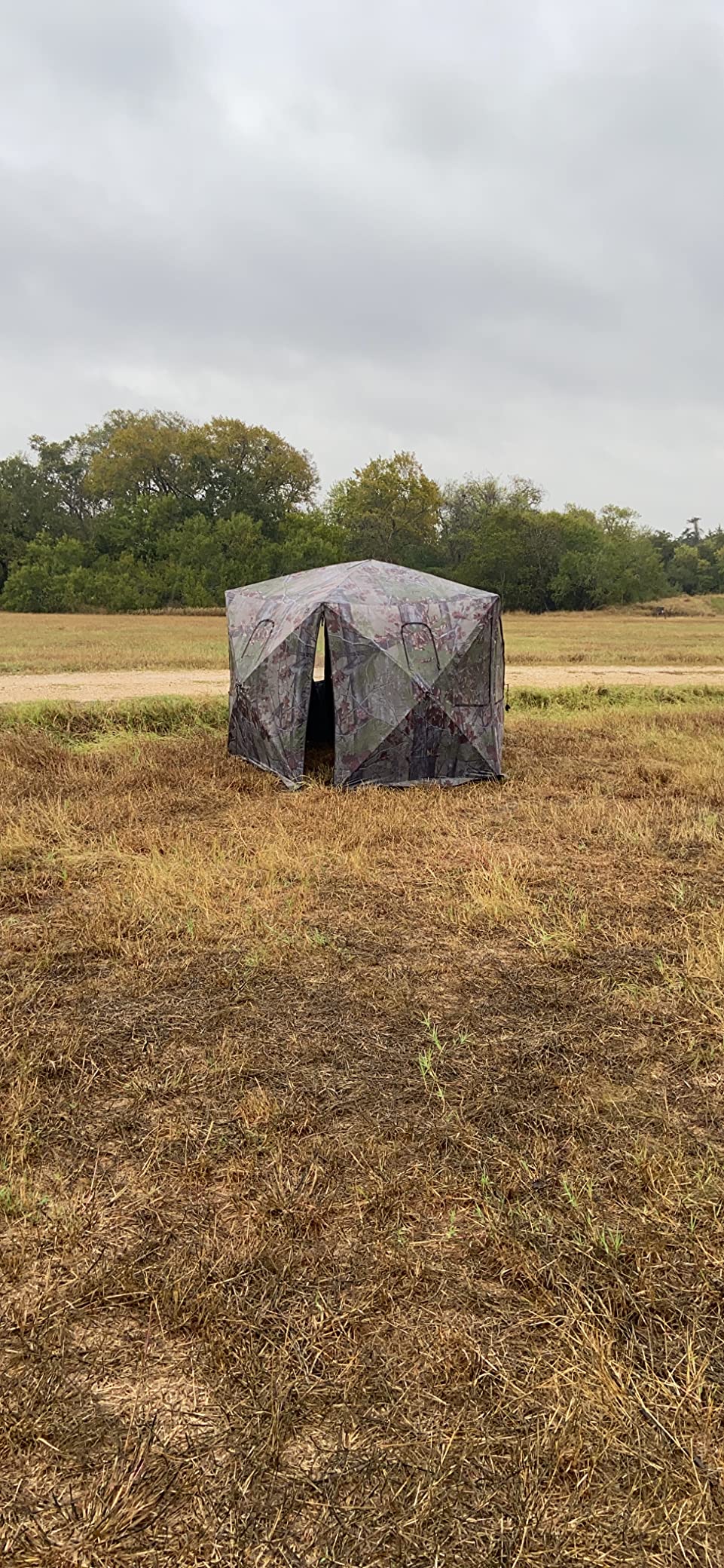 Barronett Blinds Pentagon Portable Hunting Blind 5-Sided Hub Blind Huge Interior Low Profile Windows 4-Person customer photo 1