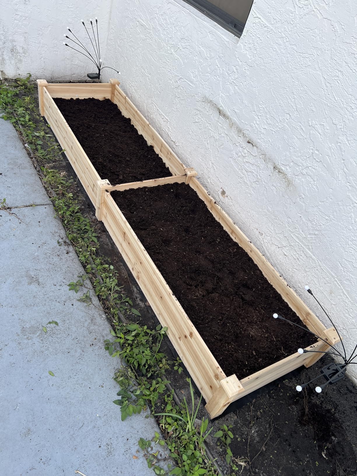 Best Choice Products 8x2ft Outdoor Wooden Raised Garden Bed Planter for Vegetables, Grass, Lawn, Yard customer photo 1