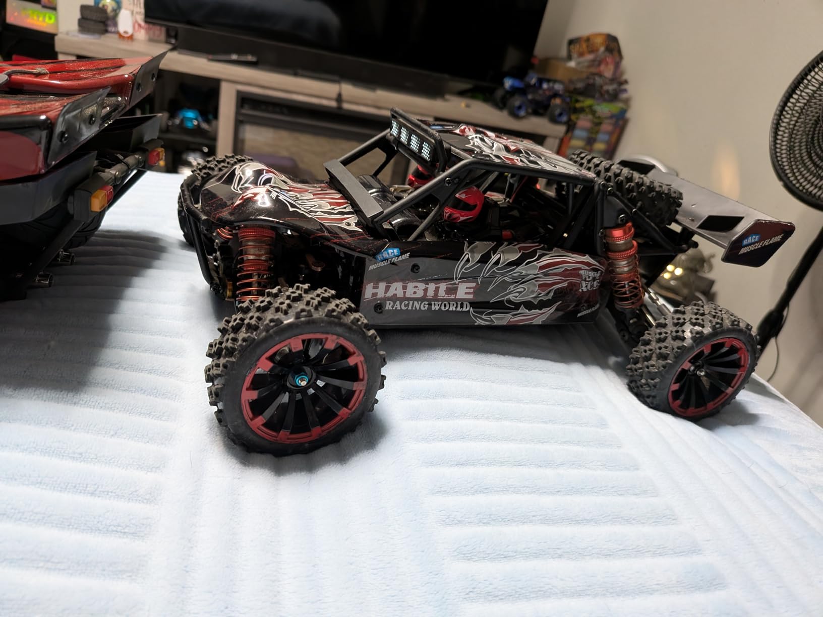 1/10 RC Car Tires 12mm Hex Wheels | For 1/18 Truck 1/12 to 1/16 Buggy, Compatible with Slash WLtoys 144001 A959 124018 124019 customer photo 2