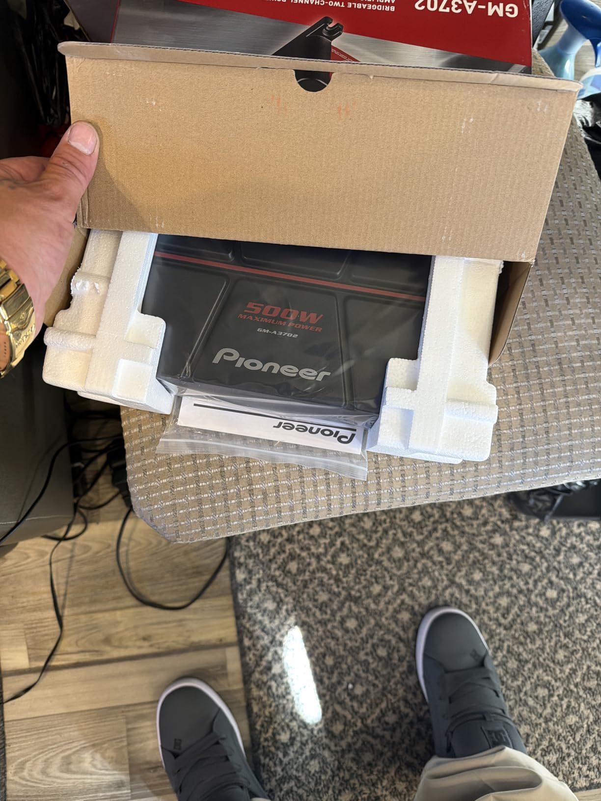 Pioneer GM-A3702 2-Channel Car Amplifier - 500W Max, Class AB, Bridgeable Design customer photo 1