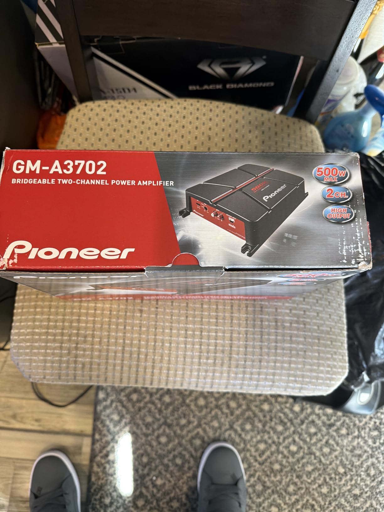 Pioneer GM-A3702 2-Channel Car Amplifier - 500W Max, Class AB, Bridgeable Design customer photo 2