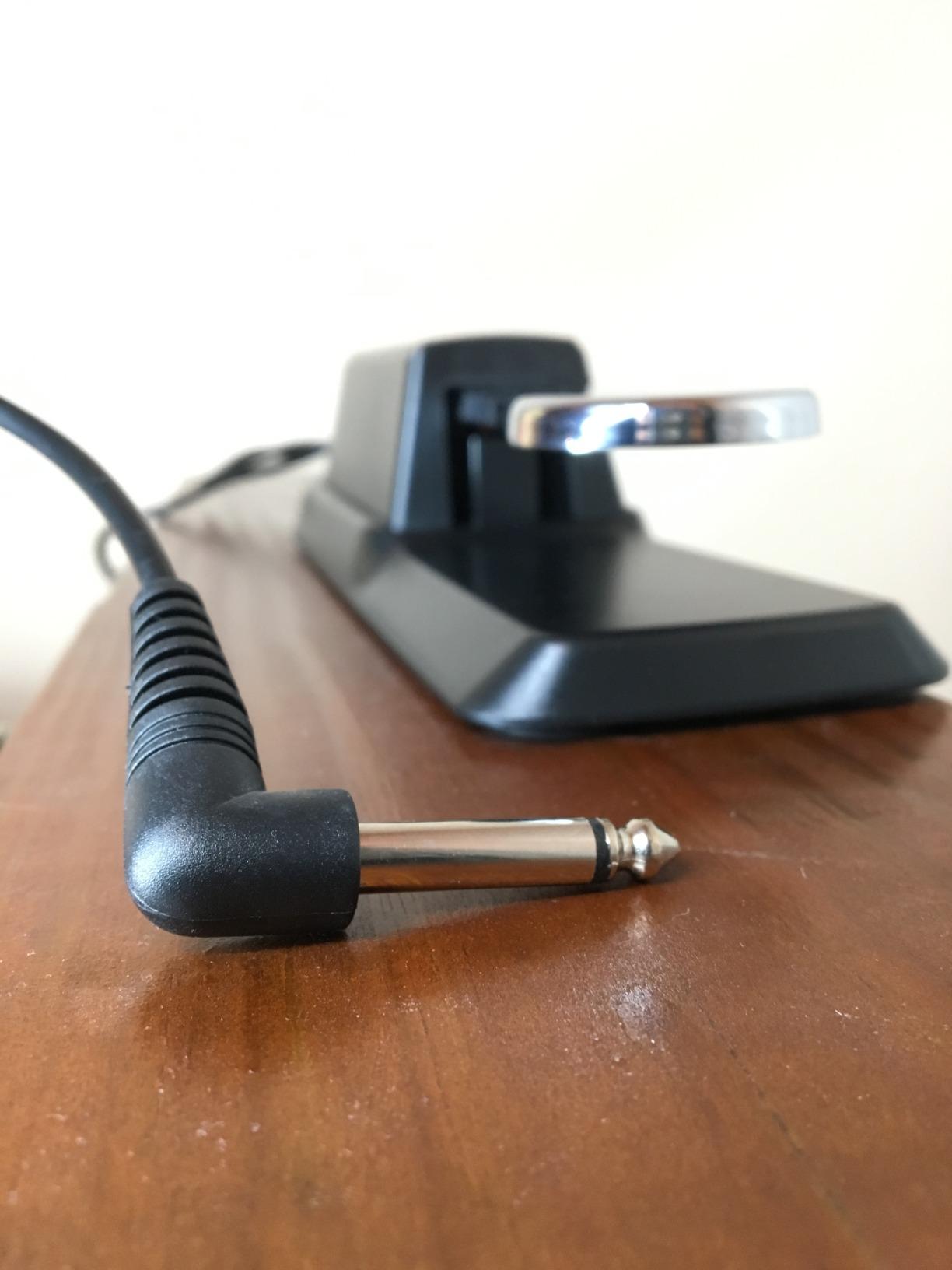 Donner DSP-001 Sustain Pedal for Keyboard, Universal Piano Pedal with Polarity Switch for Digital Piano/Piano Keyboard/MIDI Keyboard, 1/4'' (6.35mm) Input Plug, 63'' (1.6m) Cable customer photo 1