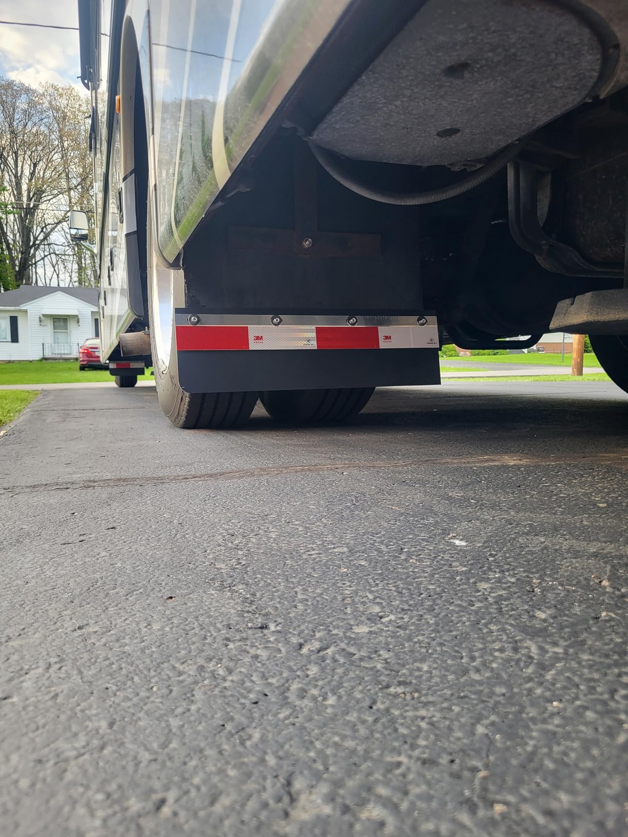 Buyers Products RC24PPB Black Polymer Mud Flaps, 24x24 Inch, Super Durable, Cold Weather Resistant, Impact Resistant Splash Guards for Trucks, Semi Trucks & Trailers, Mud Flaps are NOT Rubber, 2 Pack customer photo 2