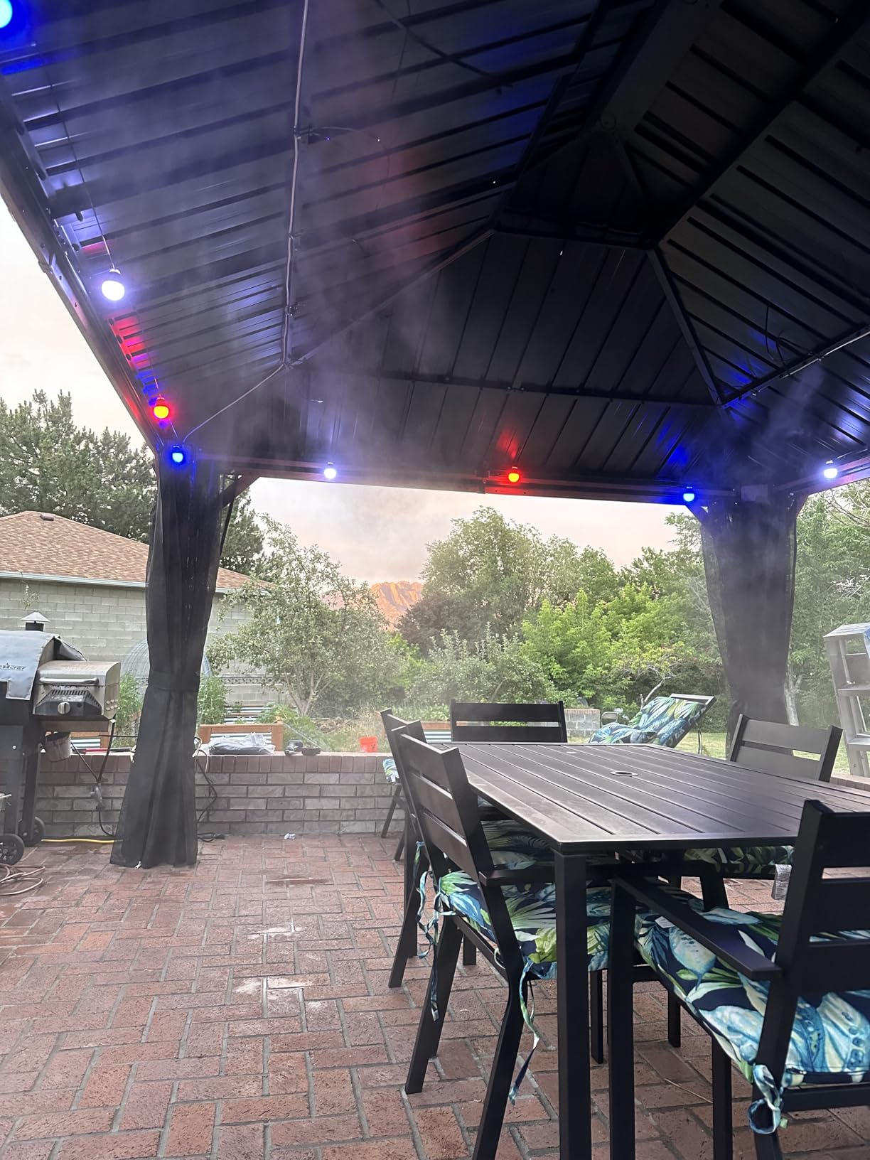 Residential Patio Misting System - Made in USA Pump - 200 PSI Mid Pressure Patio Misting System - 12 Nozzles, Cools by up to 30 Degrees customer photo 1