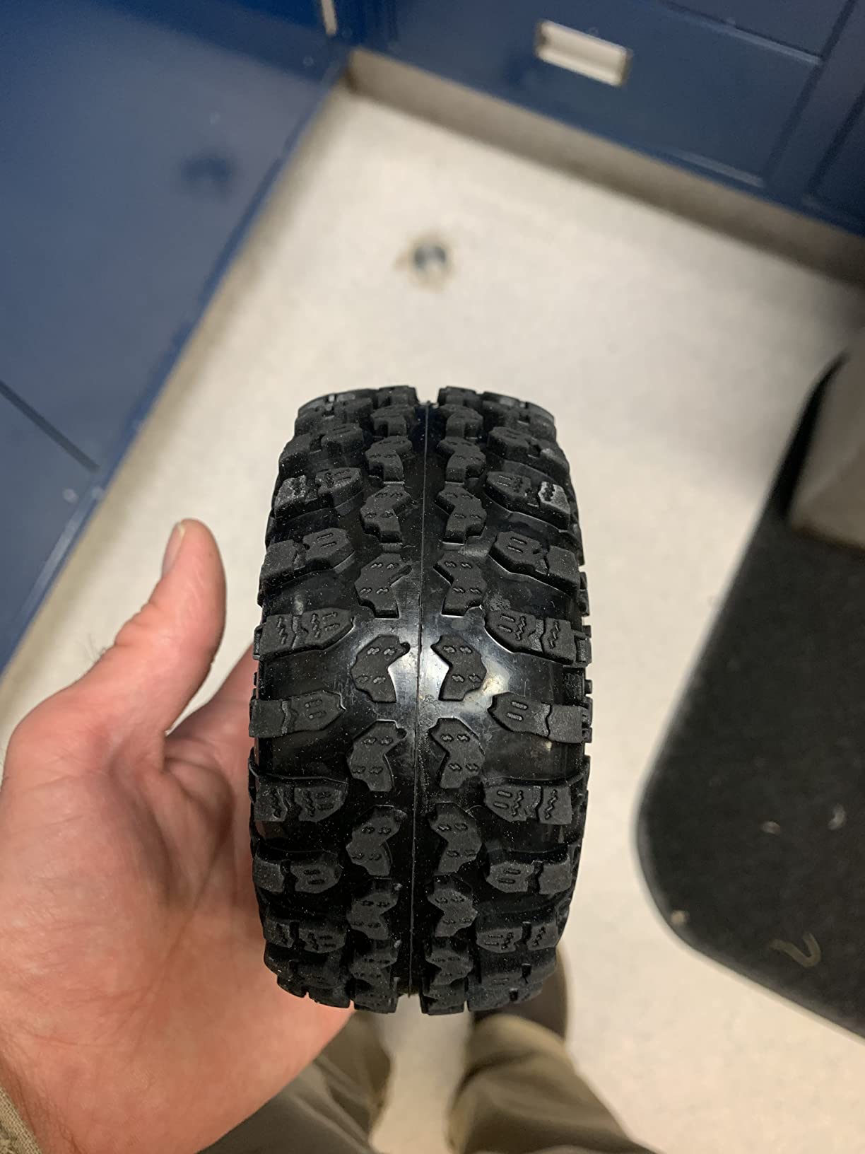 RC Soft 2.2 Tires Tyres Height 130mm Fit for Capra Wraith TRX4 Gen8 Monster Truck Mud Crawler,(4-Pack) customer photo 2