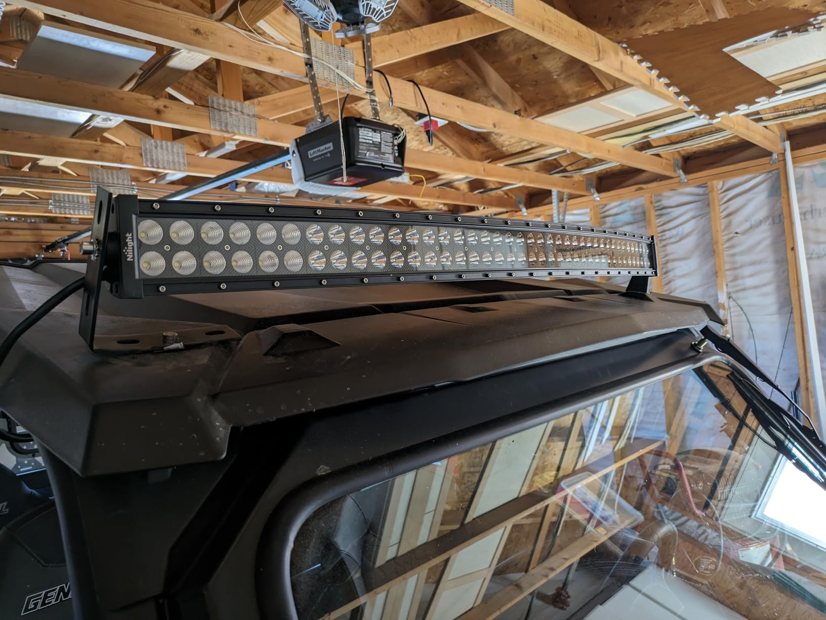Nilight 42Inch 240W Curved Led Light Bar Spot Flood Combo Led Off Road Lights and 14AWG 5Pin Rocker Switch Wiring Harness Kit for Truck ATV UTV SUV Boat Jeep Lamp, 2 Years Warranty customer photo 2
