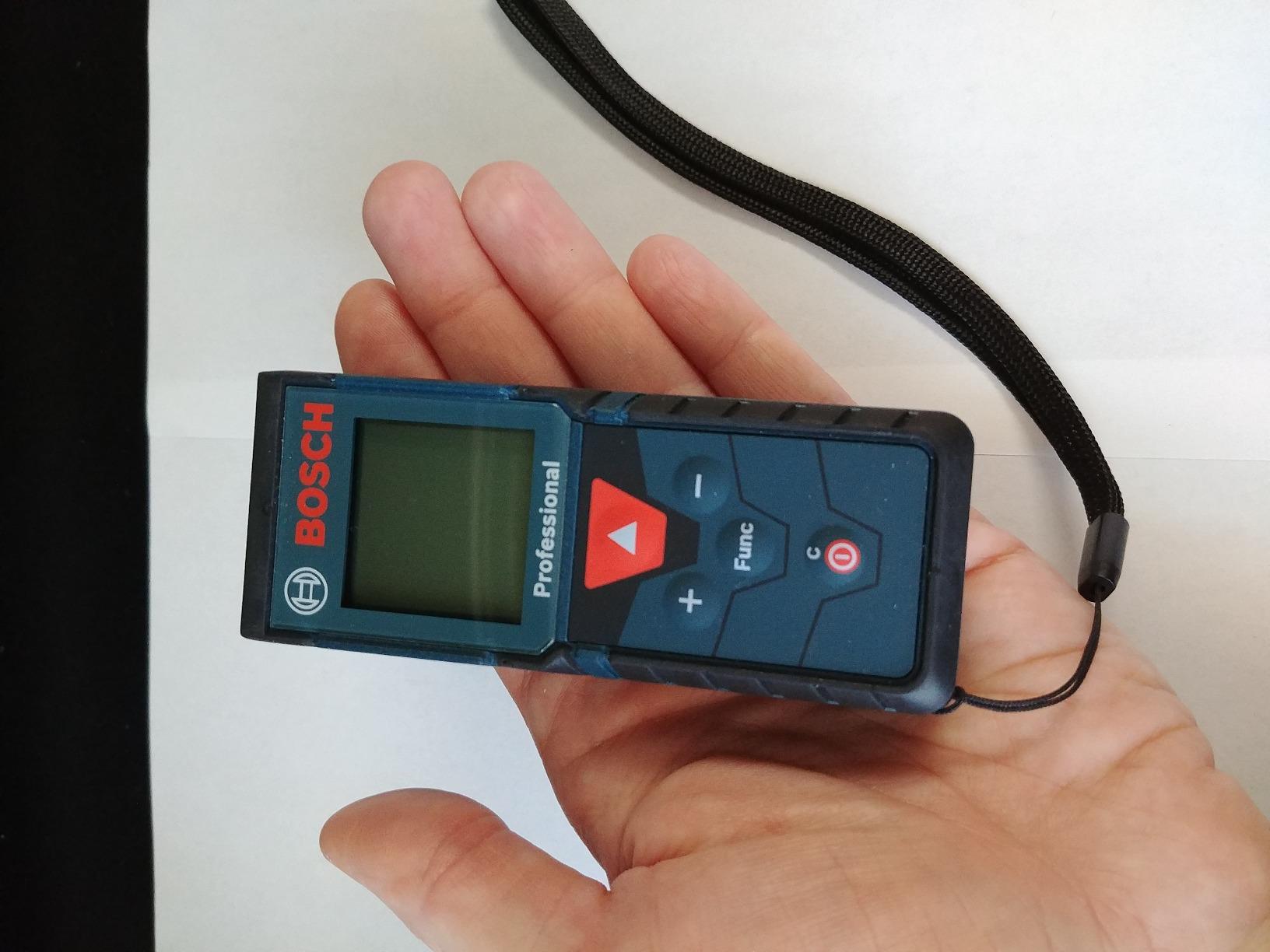 BOSCH GLM165-40 Blaze Pro 165 Ft. Laser Measure, Distance Measuring Laser | Backlit display, area and volume calculations, indirect measurement customer photo 2