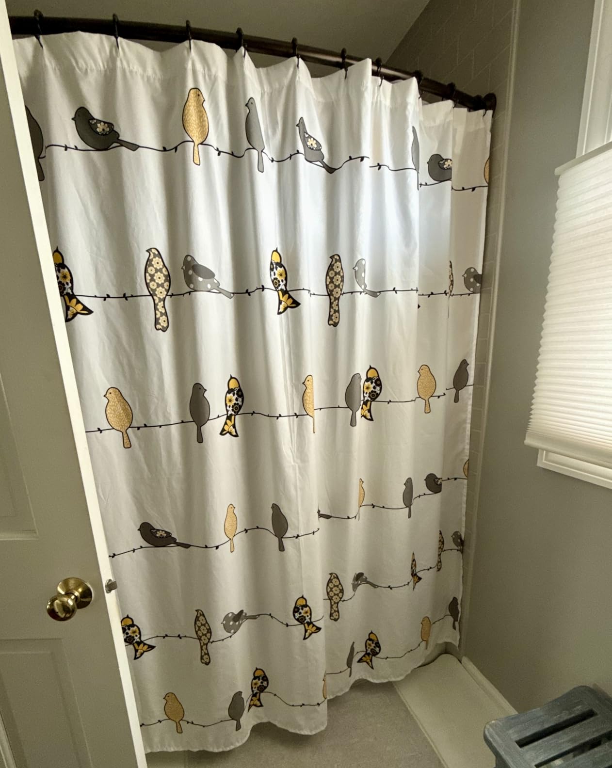 Lush Decor Rowley Birds Shower Curtain, 72