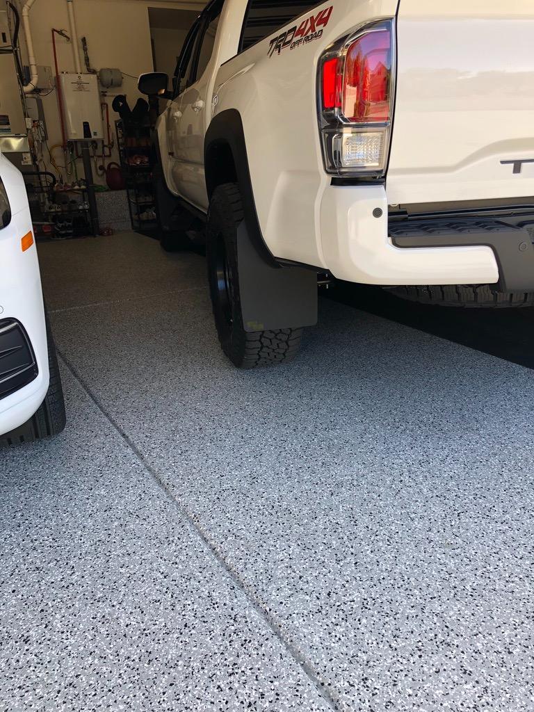 Rokblokz Mud Flaps for Toyota Tacoma - Fits 2016-2023 Model Years - Multiple Colors Available - Set of 4 - Includes Hardware and Detailed Instructions (Regular, Black with Black Logo) customer photo 1