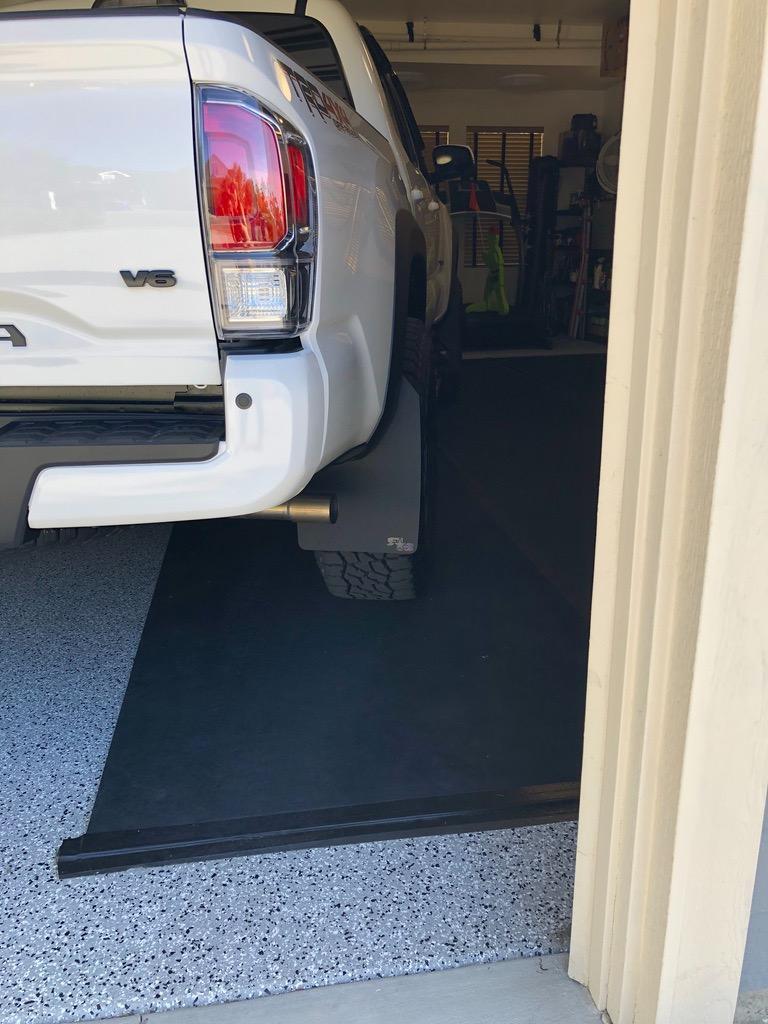 Rokblokz Mud Flaps for Toyota Tacoma - Fits 2016-2023 Model Years - Multiple Colors Available - Set of 4 - Includes Hardware and Detailed Instructions (Regular, Black with Black Logo) customer photo 2