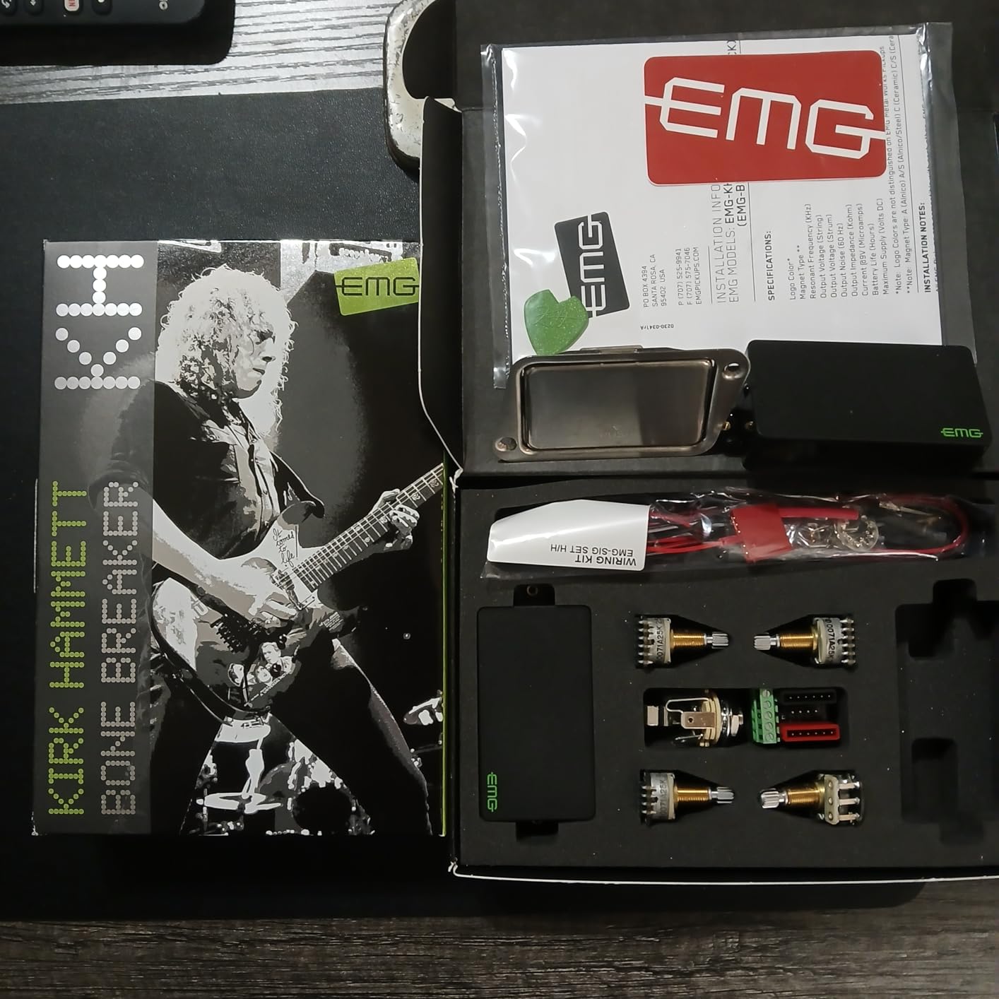 EMG KHBB Kirk Hammett Bone Breaker Humbucker Guitar Pickup Set customer photo 1