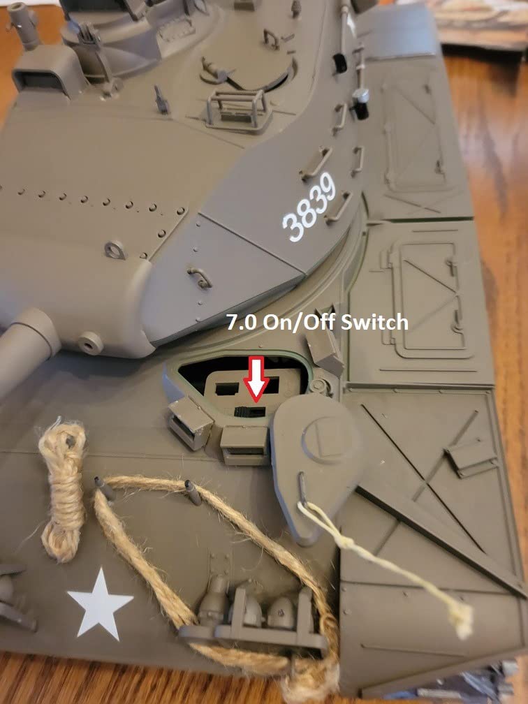 HengLong Modified Edition 1/16 2.4ghz Remote Control US M41A3 Walker Bulldog Tank Model(360-Degree Rotating Turret)(Steel Gear Gearbox)(3800mah Battery)(Metal Tracks &Sprocket Wheel) customer photo 1