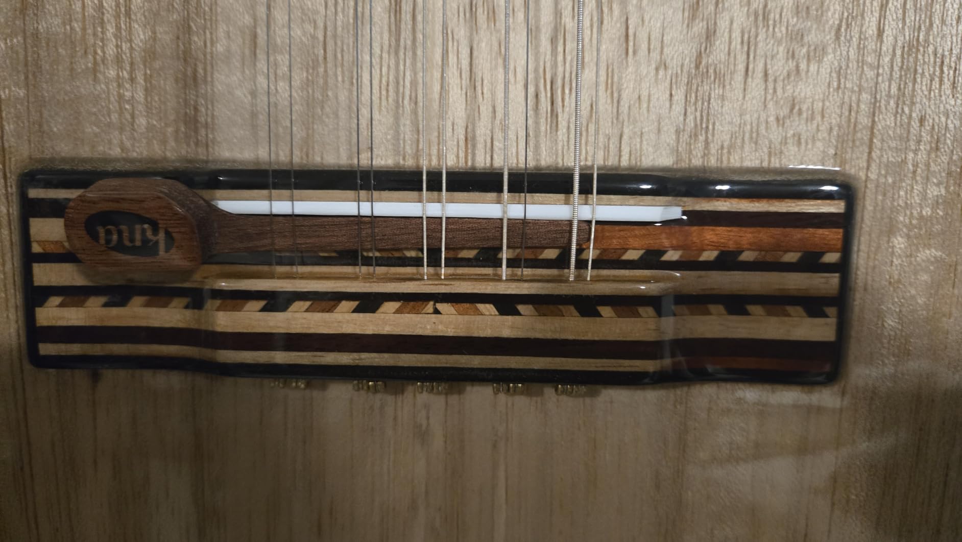 KNA SG-1 Bridge-Mounted Piezo Pickup for Acoustic, Steel-String Guitar - Natural Tone, Country, Folk, Rock, Lightweight, Detachable, Easy No-Mod Installation, Passive No-Battery, Handcrafted in Europe customer photo 2