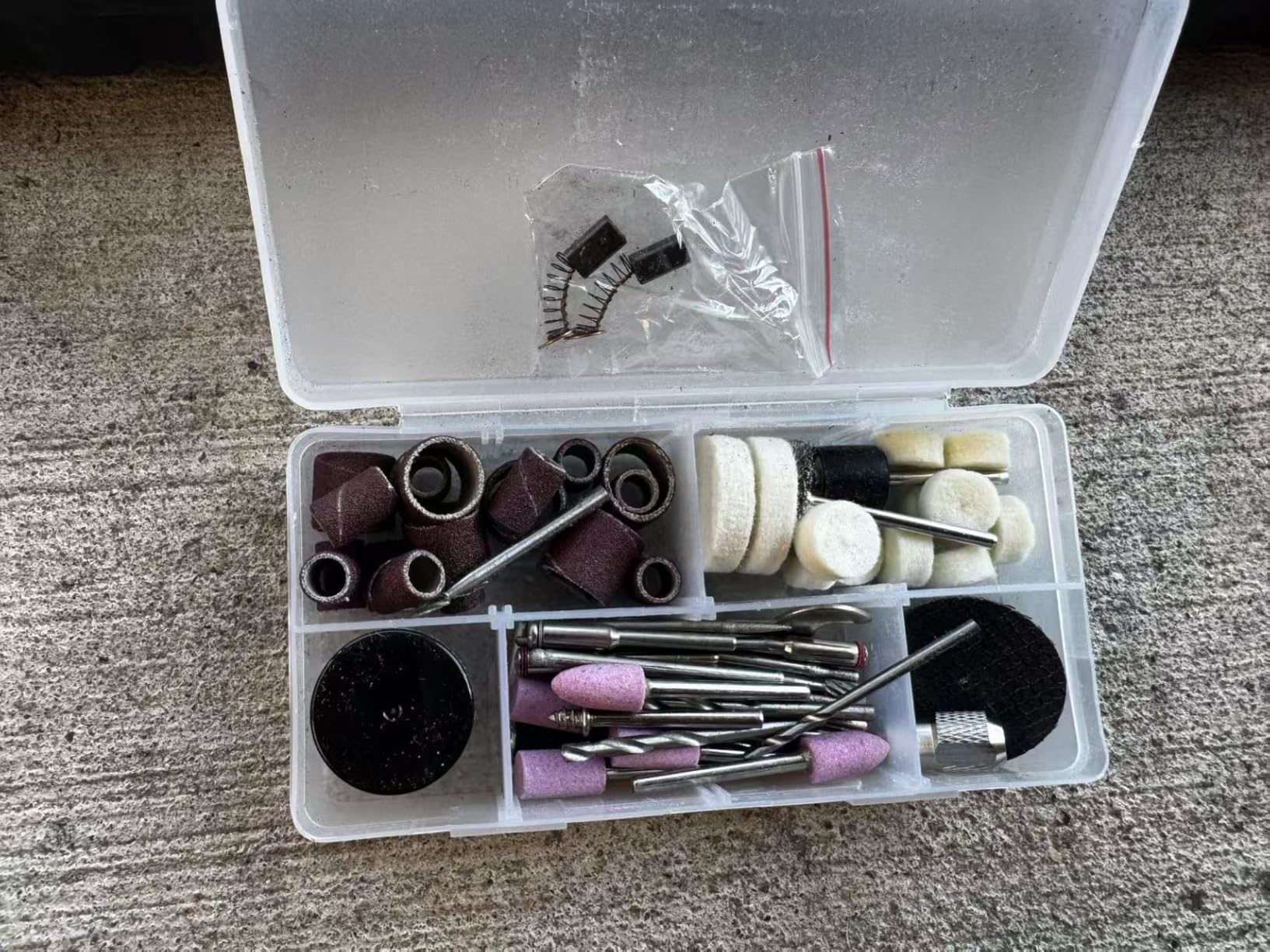 GOXAWEE Mini Rotary Tool Kit with Flex Shaft & Keyless Chuck -140Pcs, Black | Variable Speed Corded Power Rotary Tools Set for Crafting Engraving, Cutting, Sanding, Grinding, Polishing & DIY Crafts customer photo 2