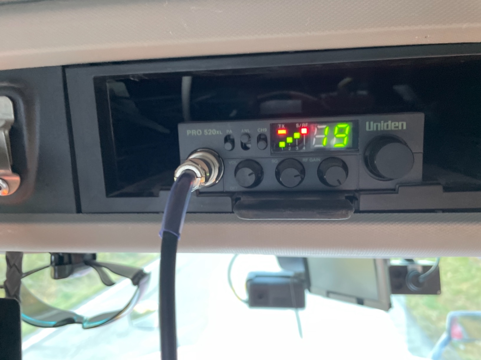 Uniden 40-Channel Compact Mobile CB Radio with PA customer photo 2