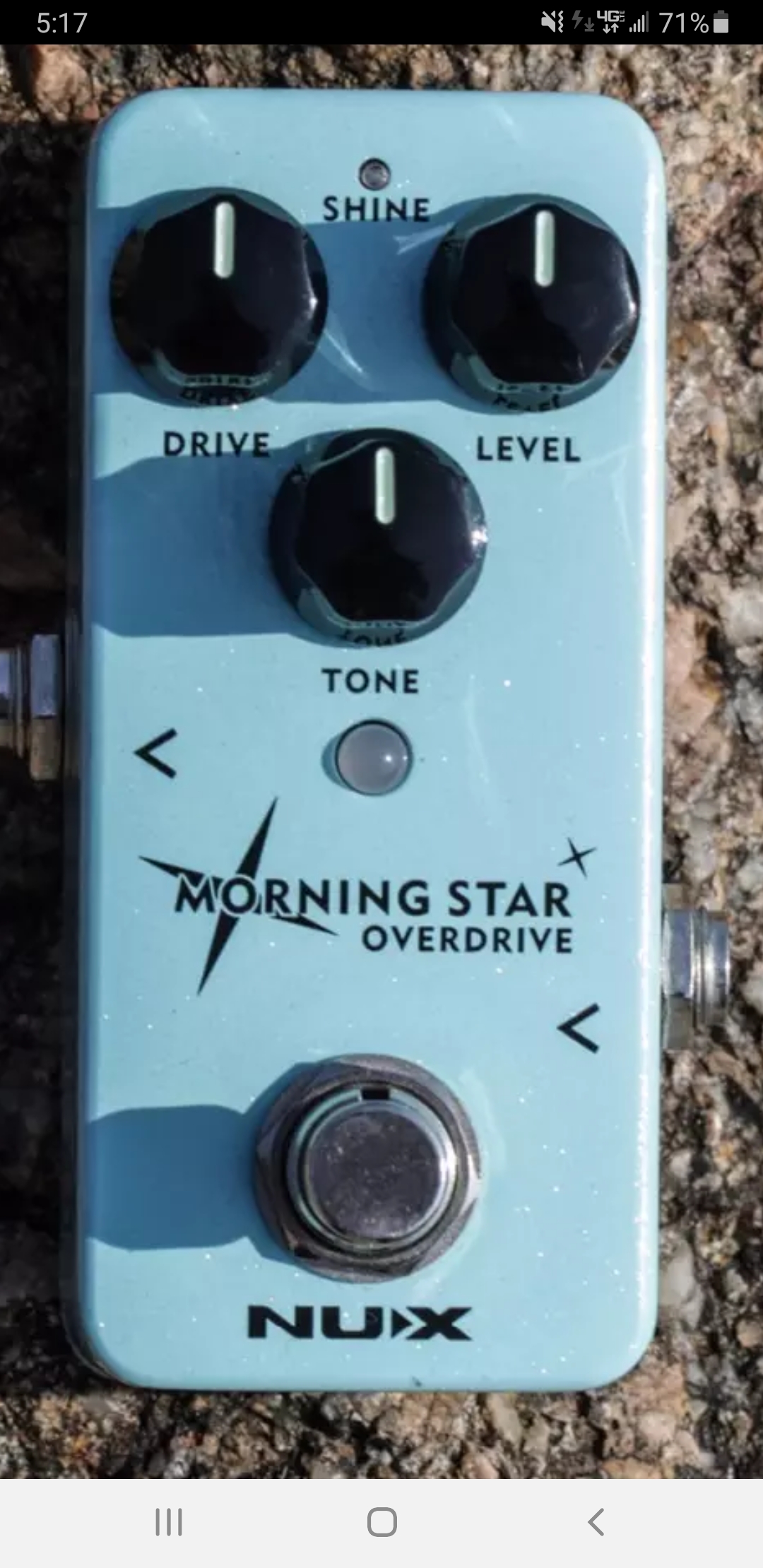 NUX Morning Star Guitar Overdrive Effect Pedal Blues-break Overdrive customer photo 2