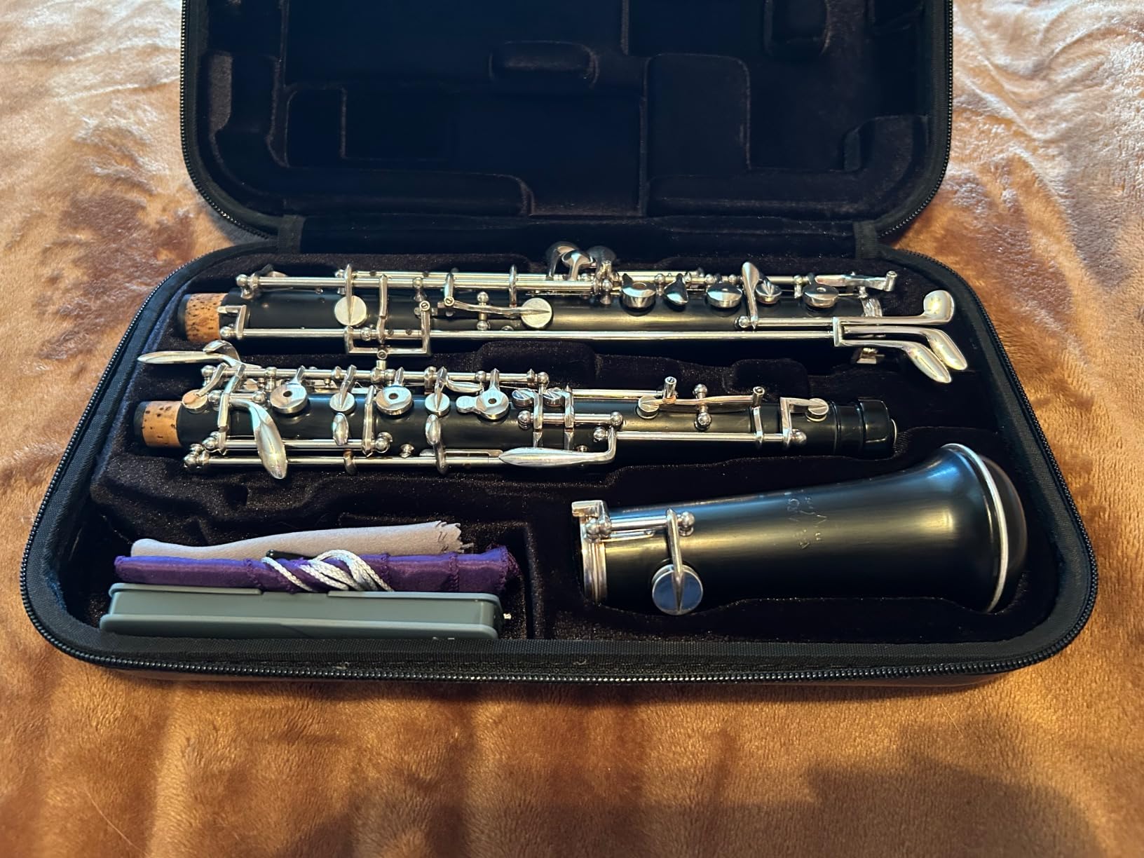 ProTec Micro-Sized ABS Protection Oboe Case, Black, Model BM315 customer photo 1