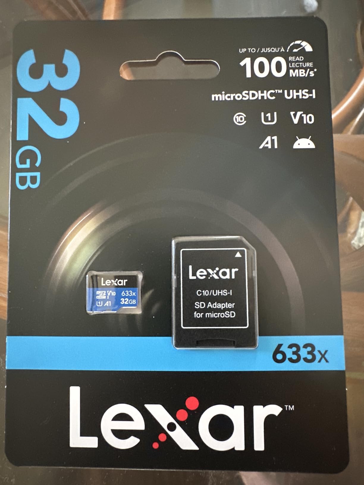 Lexar High-Performance 633x 512GB microSDXC UHS-I Card w/ SD Adapter, C10, U3, V30, A2, Full-HD & 4K Video, Up To 100MB/s Read, for Smartphones, Tablets, and Action Cameras (LSDMI512BBNL633A) customer photo 1