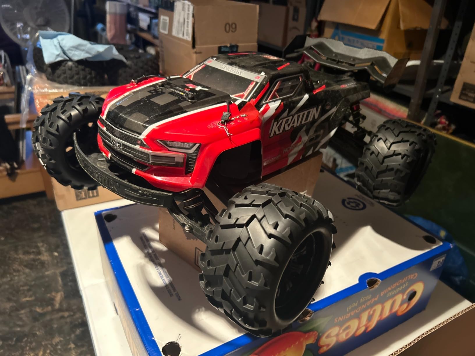 HobbyPark 3.2 17mm Hex RC Monster Truck Wheels and Tires Set for 1/8 Scale Arrma Kraton 6s Notorious Traxxas Maxx Tmaxx E-Revo 2.0 3.3 HPI Savage customer photo 2