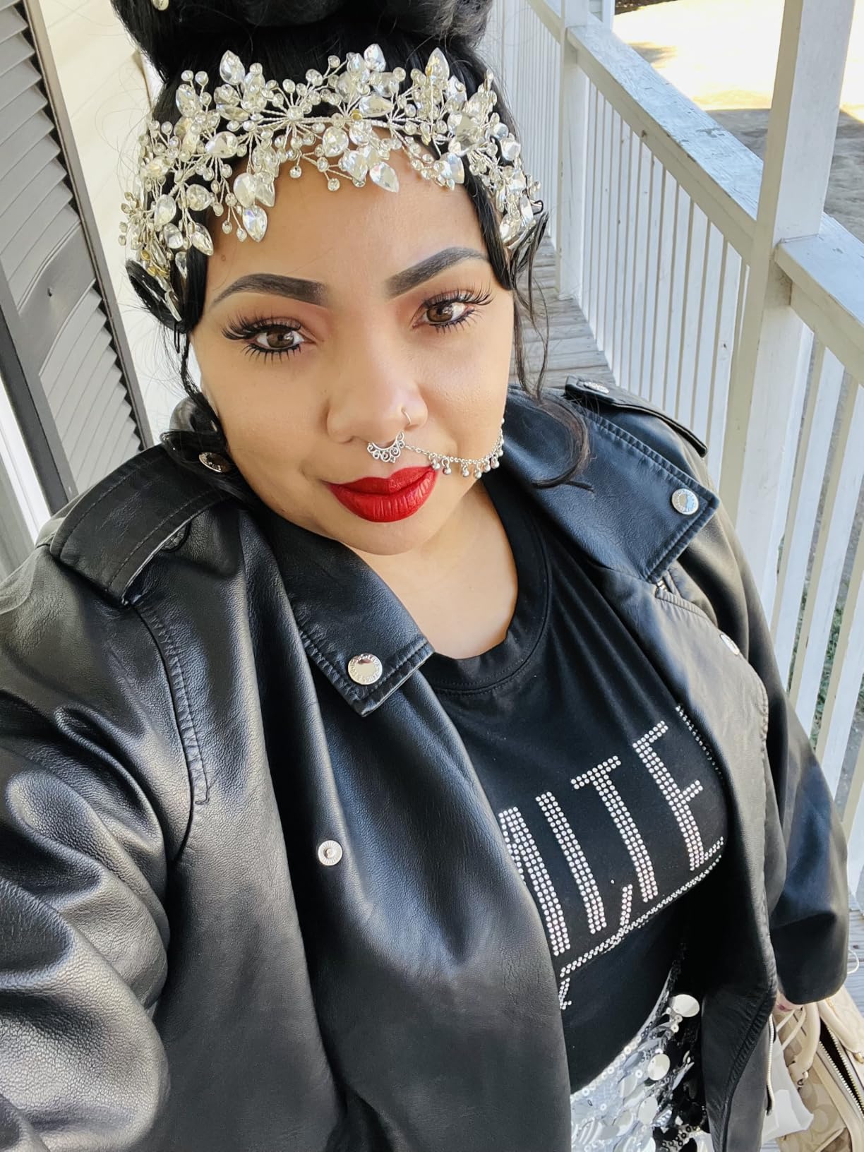 Levi's Women's The Belted Faux Leather Moto Jacket (Regular & Plus Size) customer photo 2
