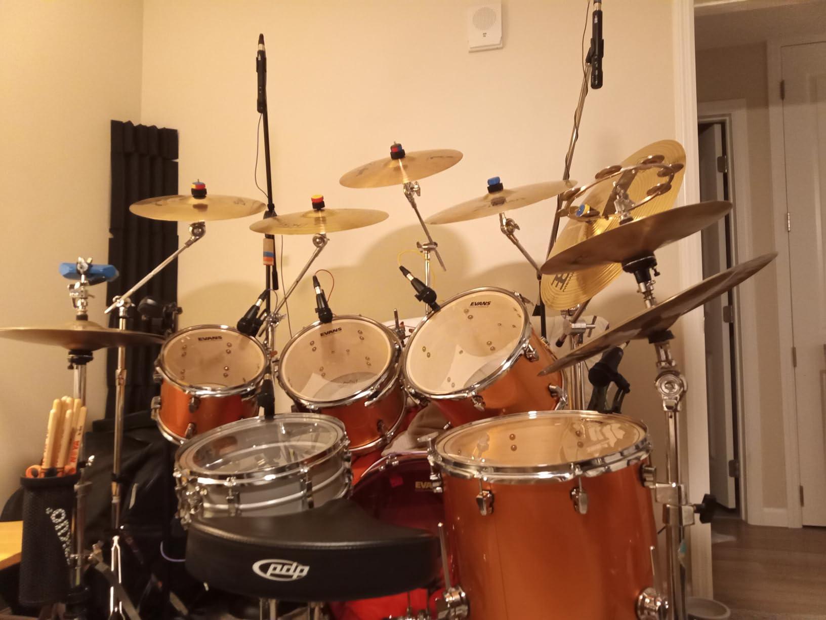 XTUGA 7-Piece Drum Microphone Kit, Wired Dynamic Drum Mic Kit (MI7) customer photo 2