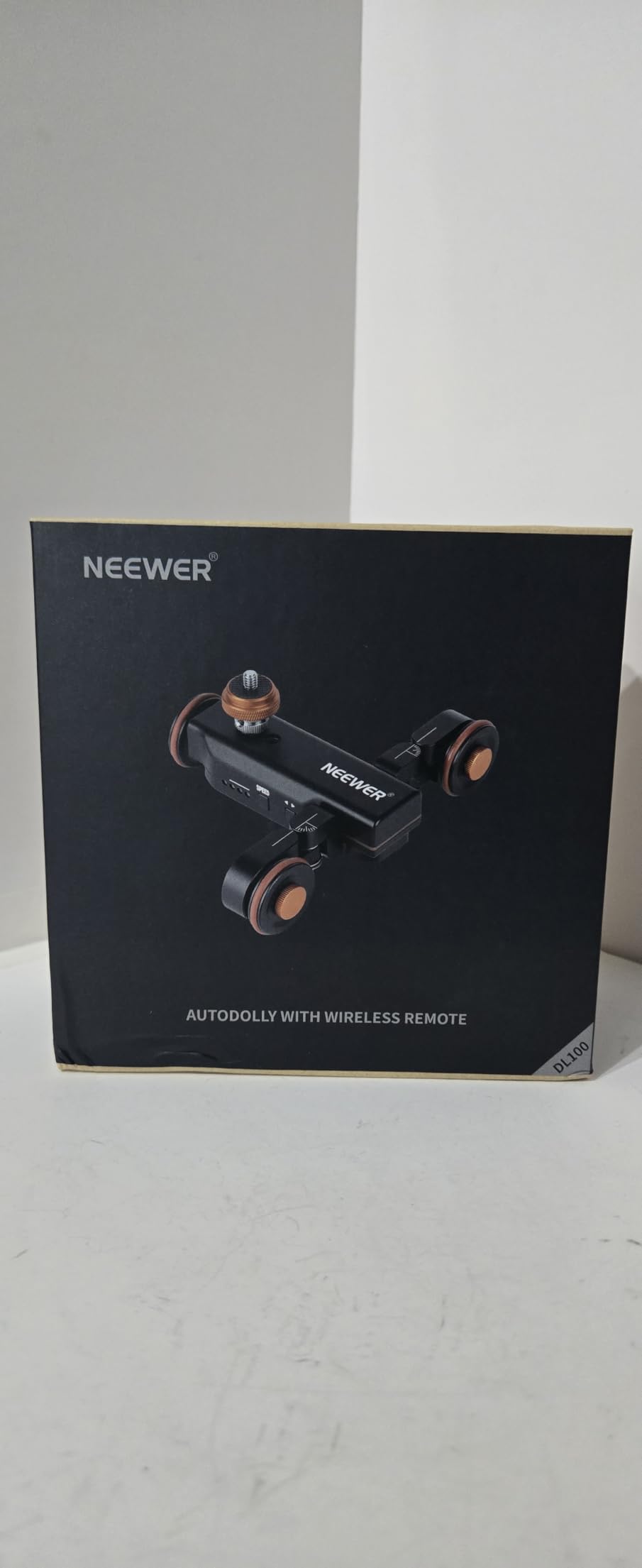 Neewer 3 Wheels Wireless Video Camera Dolly, 3 Speed Motorized Electric Track Rail Slider Dolly Car with Remote Control customer photo 1