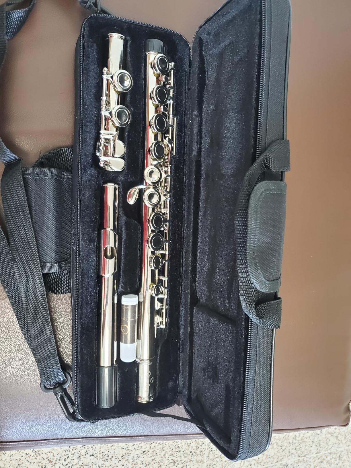 Cecilio Closed Hole C Flute - Beginner/Intermediate Flute in Band & Orchestra, Nickel customer photo 2