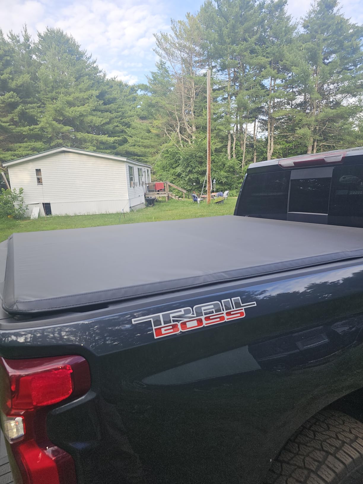 Tyger Auto T1 Soft Roll-up Truck Bed Tonneau Cover Compatible with 2019-2026 Chevy Silverado GMC Sierra 1500 (Not Fit 19 LD/Limited) | 5'10