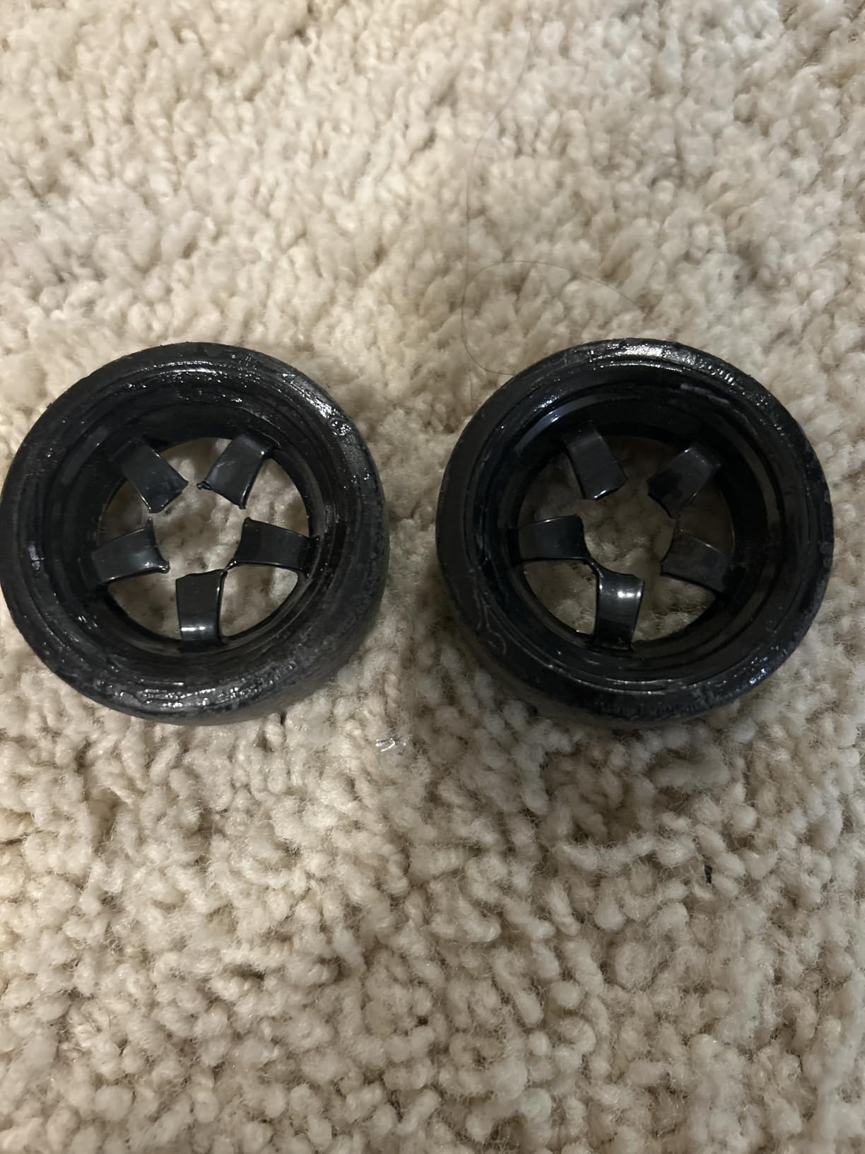 Hobbypark 12mm Hex 1/10 RC Drift Tires Hard Plastic and Wheels for Tamiya HPI Traxxas Kyosho Redcat HSP 1:10 Scale RC Drift Car Drifting (Set of 4) customer photo 1