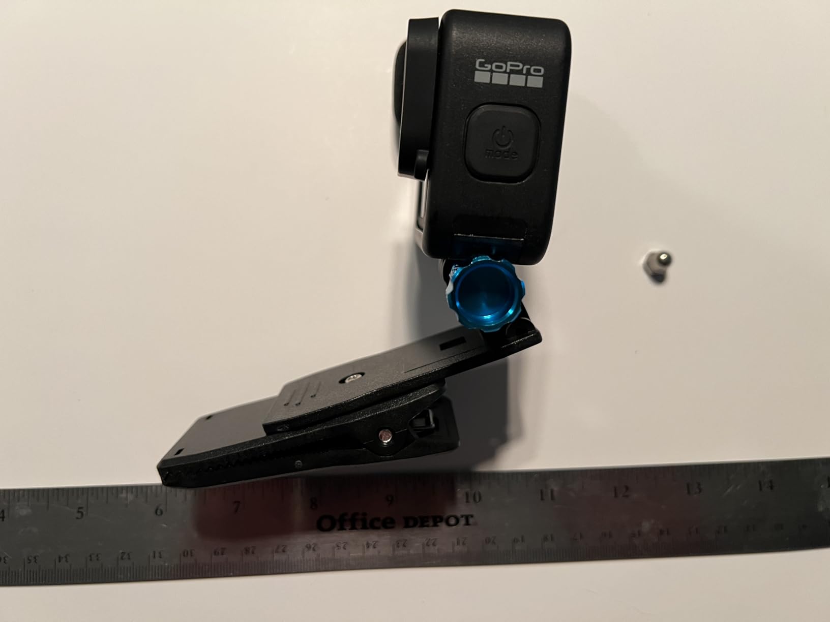 Backpack Strap Clip Mount for GoPro Hero 13 12 11 10 9 8 7 6 5 4 3+ Session Black Silver Quick Release Clamp Body Cam Holder | Compatible with DJI Osmo Insta360 Sport Action Cameras customer photo 1