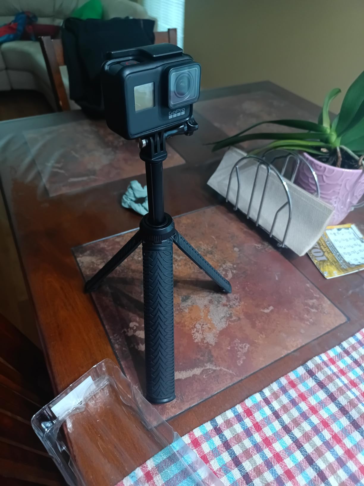 SOONSUN 3in1 Aluminum Waterproof Selfie Stick for GoPro Hero 13 12 11 10 9 8 7 6 5 4, Fusion, Max, Session, Insta360, AKASO, SJCAM, Osmo Action Camera - Extendable Monopod Pole, Hand Grip, Tripod Stand customer photo 1