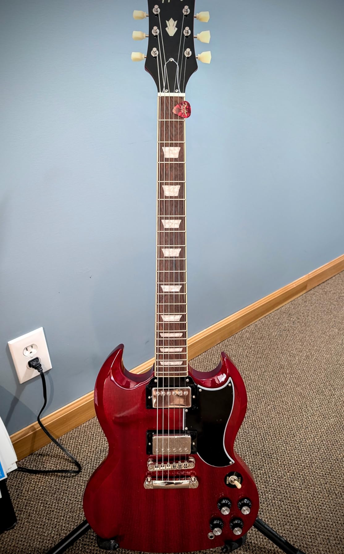 Gibson SG Standard 60s Electric Guitar, Vintage Cherry customer photo 2