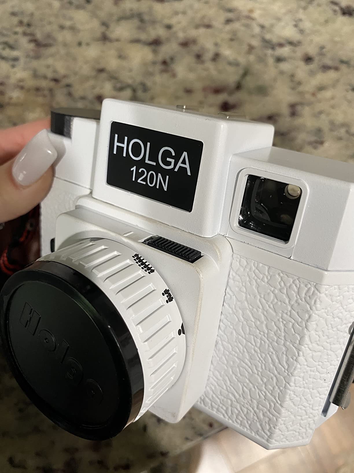 Holga 120N Medium Format Film Camera (White) with Ilford HP5 120 Film Bundle and Microfiber Cloth customer photo 1