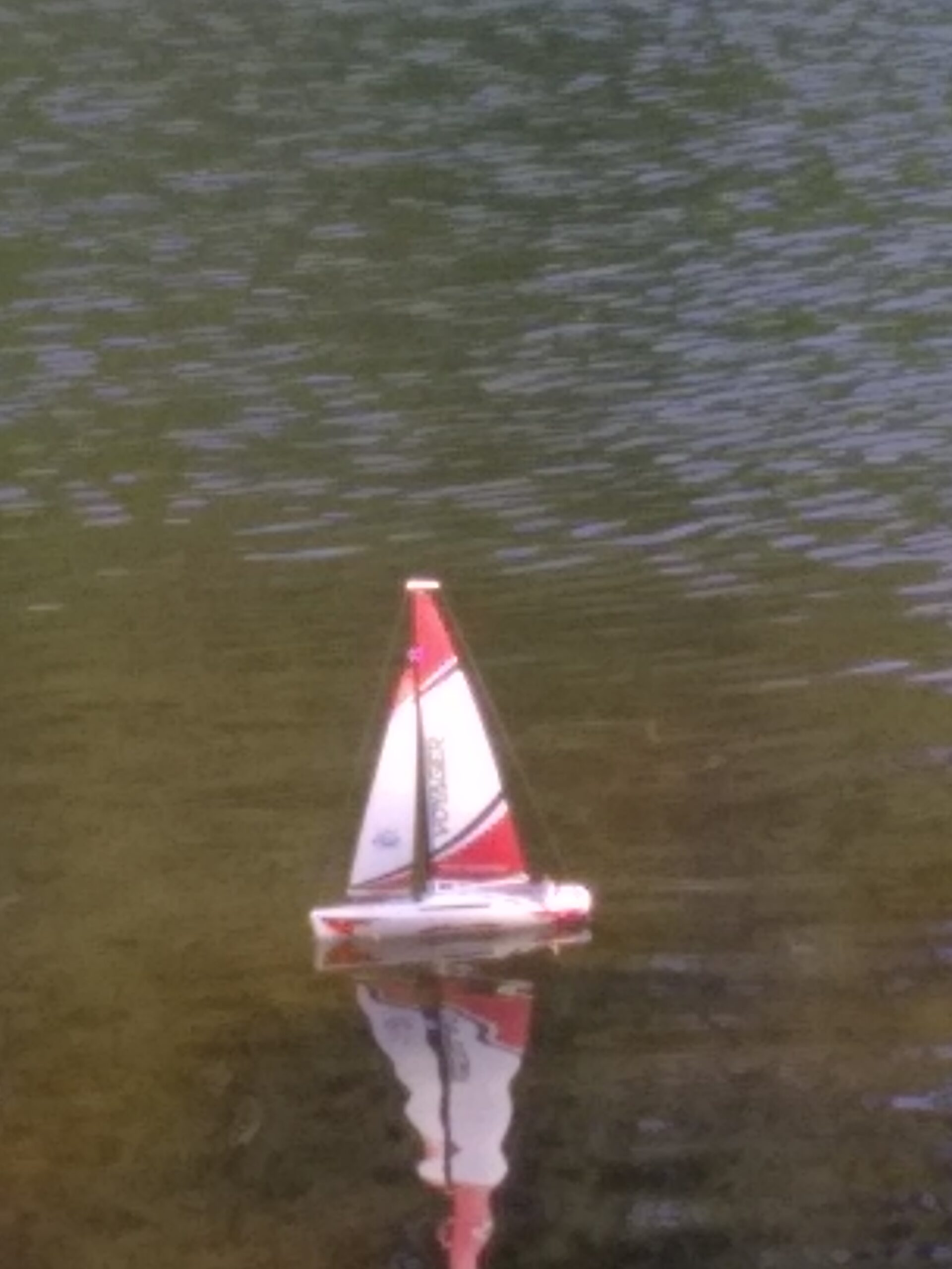 Voyager 280 RC Controlled Wind Powered Sailboat in Blue -17.5