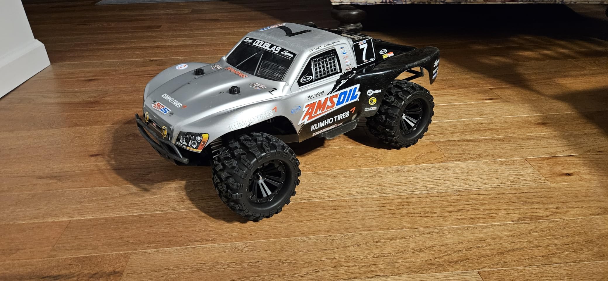 12mm Hex RC Wheels and Tires 1/10 Scale 2.8 RC Truck Tires Wheels for Traxxas Rustler Stampede Hoss 2wd 4x4 vxl Tires Wheels Arrma Tires Wheels Redcat Volcano Tires Preglued customer photo 2