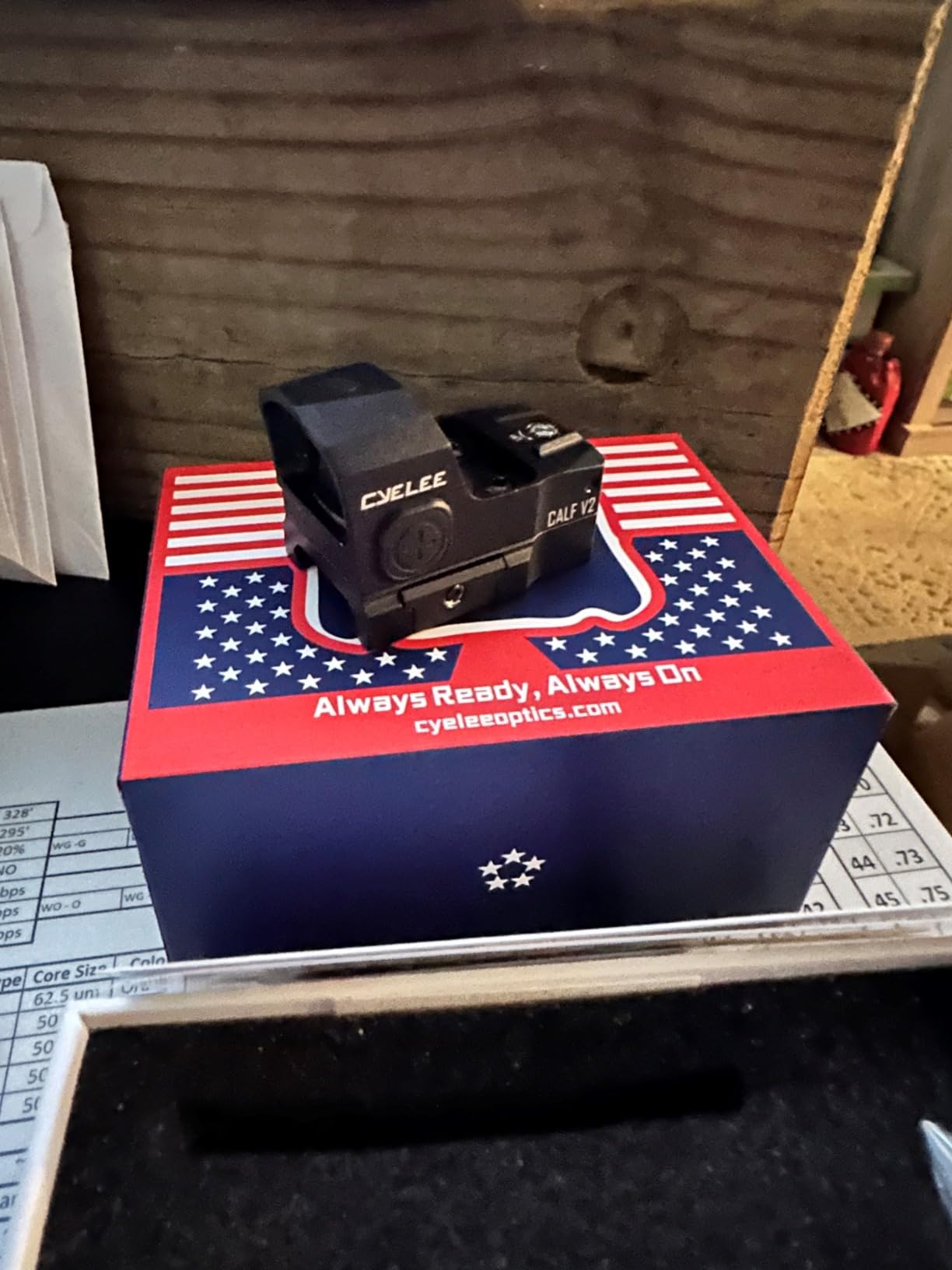 Cyelee Shake Awake Micro Red Dot Sight for Pistols, 3 MOA Reflex Sight, Fits Doctor Cuts(Calf V2) customer photo 1