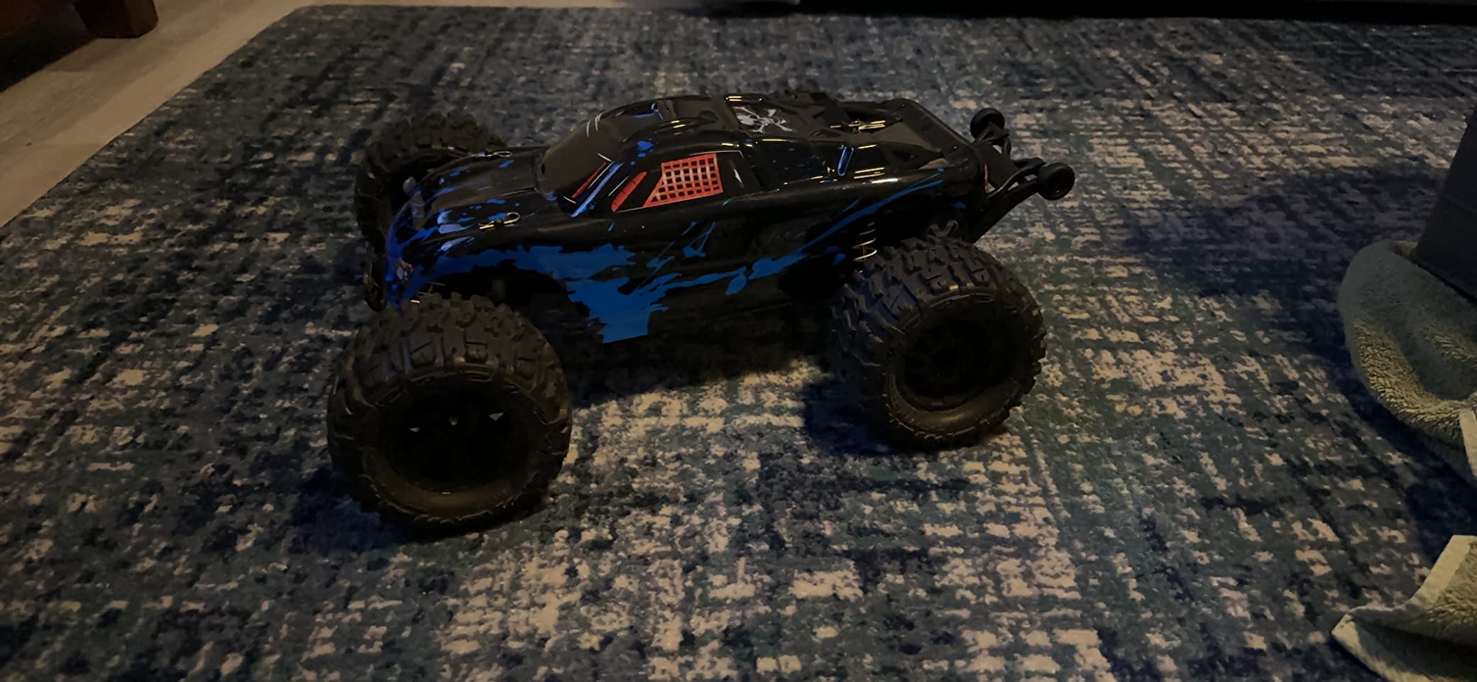 SummitLink Custom Body Muddy Blue Over Black Compatible for 1/10 Scale RC Car or Truck (Truck not Included) R-BB-01 customer photo 1