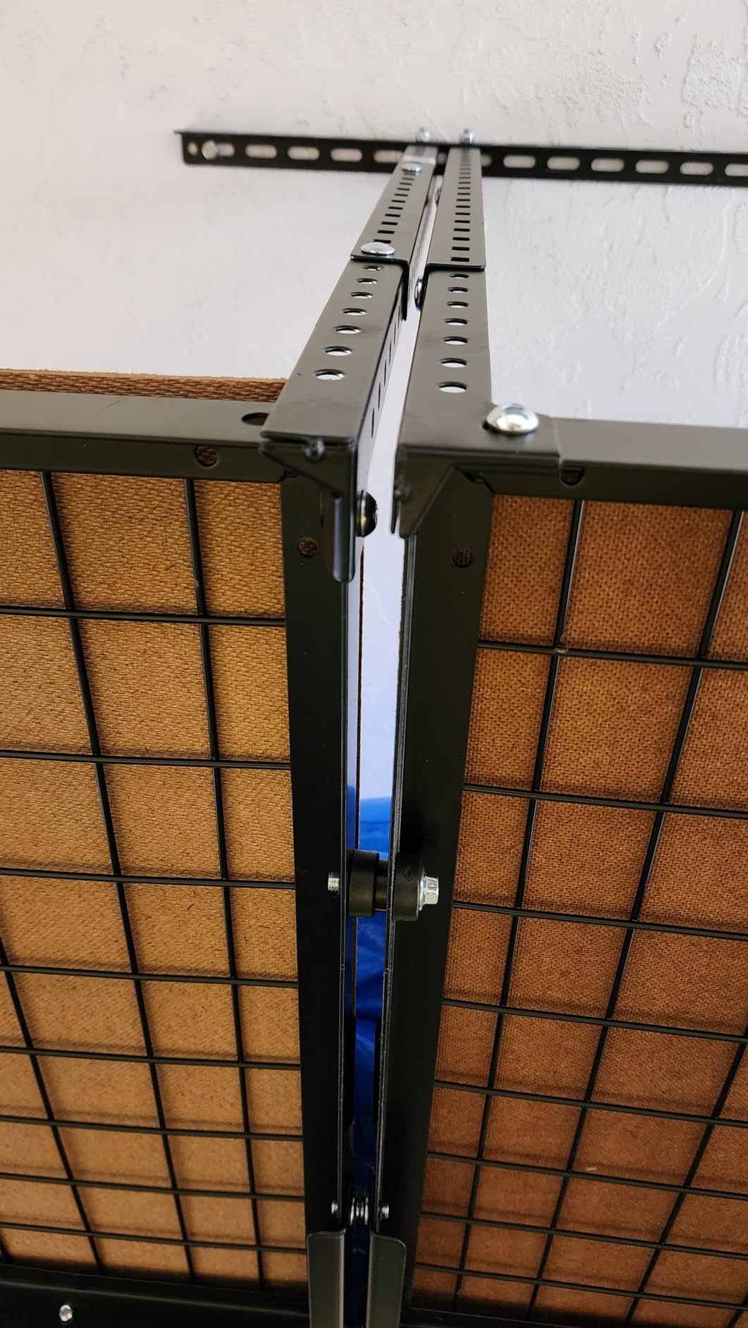 FLEXIMOUNTS Pro 4x8 Overhead Garage Storage Rack, Adjustable Storage Organization System, Heavy Duty Metal Ceiling Storage Racks, 800lbs Weight Capacity, Black, Pro Series customer photo 1