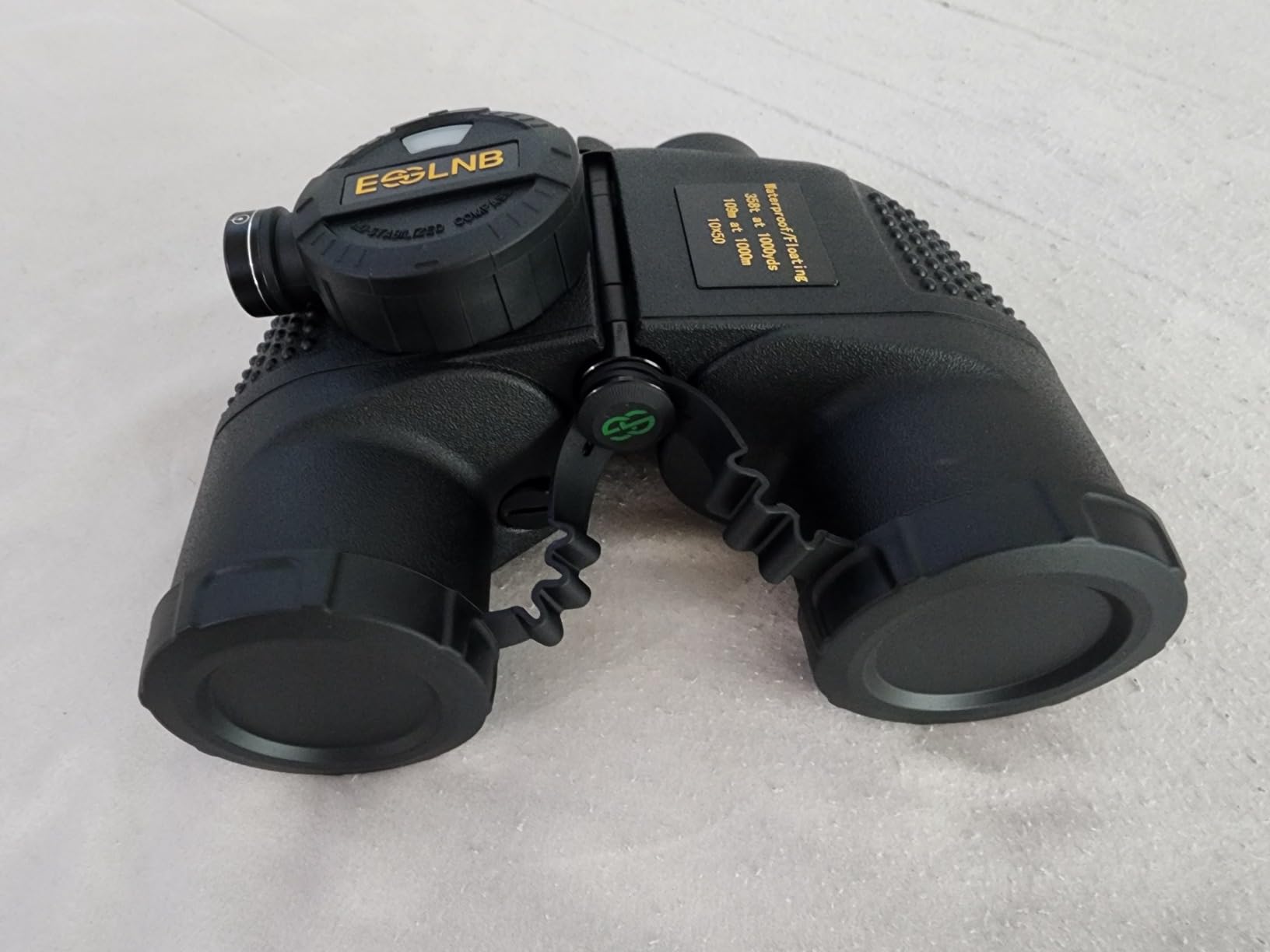 ESSLNB 10X50 Marine Binoculars with Illuminated Rangefinder, Compass, IPX7 Waterproof, BAK4 Prisms, for Navigation, Hunting, Includes Strap and Carrying Bag customer photo 2