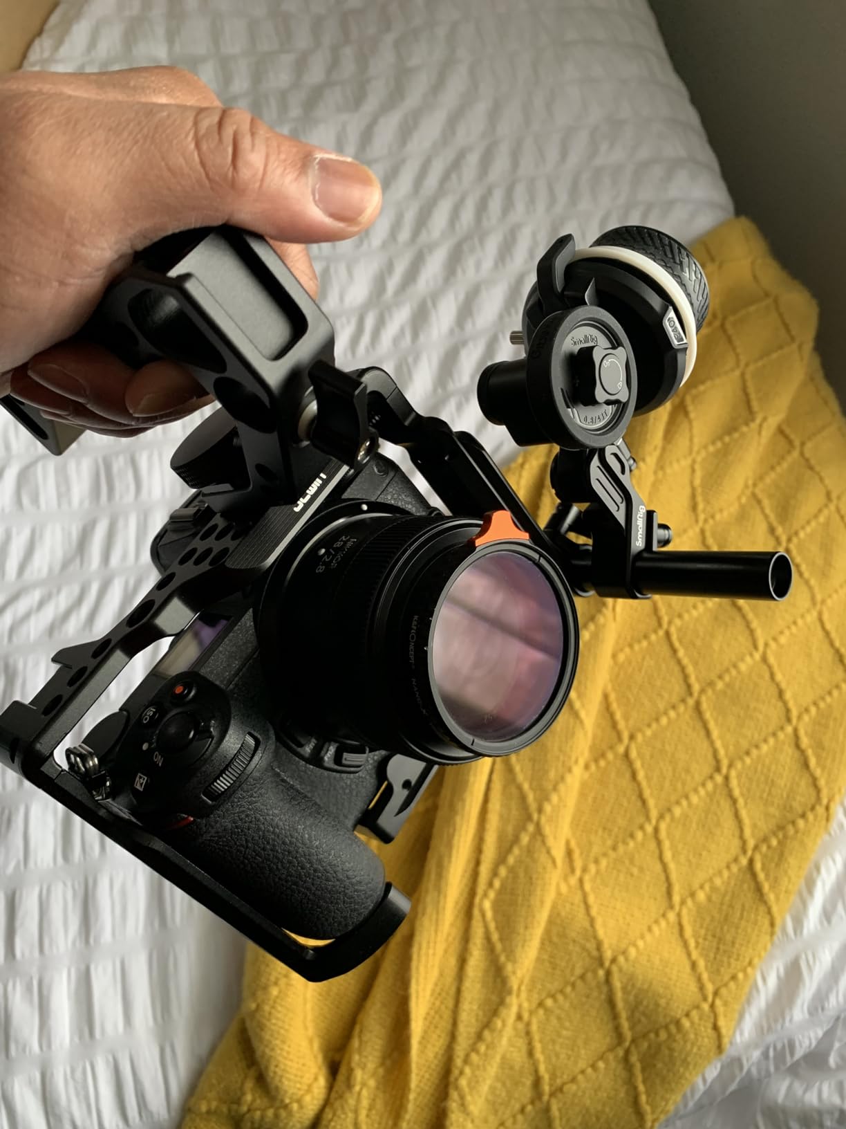 SmallRig Mini Follow Focus with A/B Stops and 15mm Rod Clamp for DSLR and Mirrorless customer photo 2