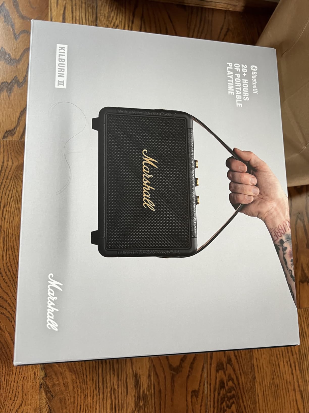 Marshall Kilburn II Portable Bluetooth Speaker - Black & Brass customer photo 2