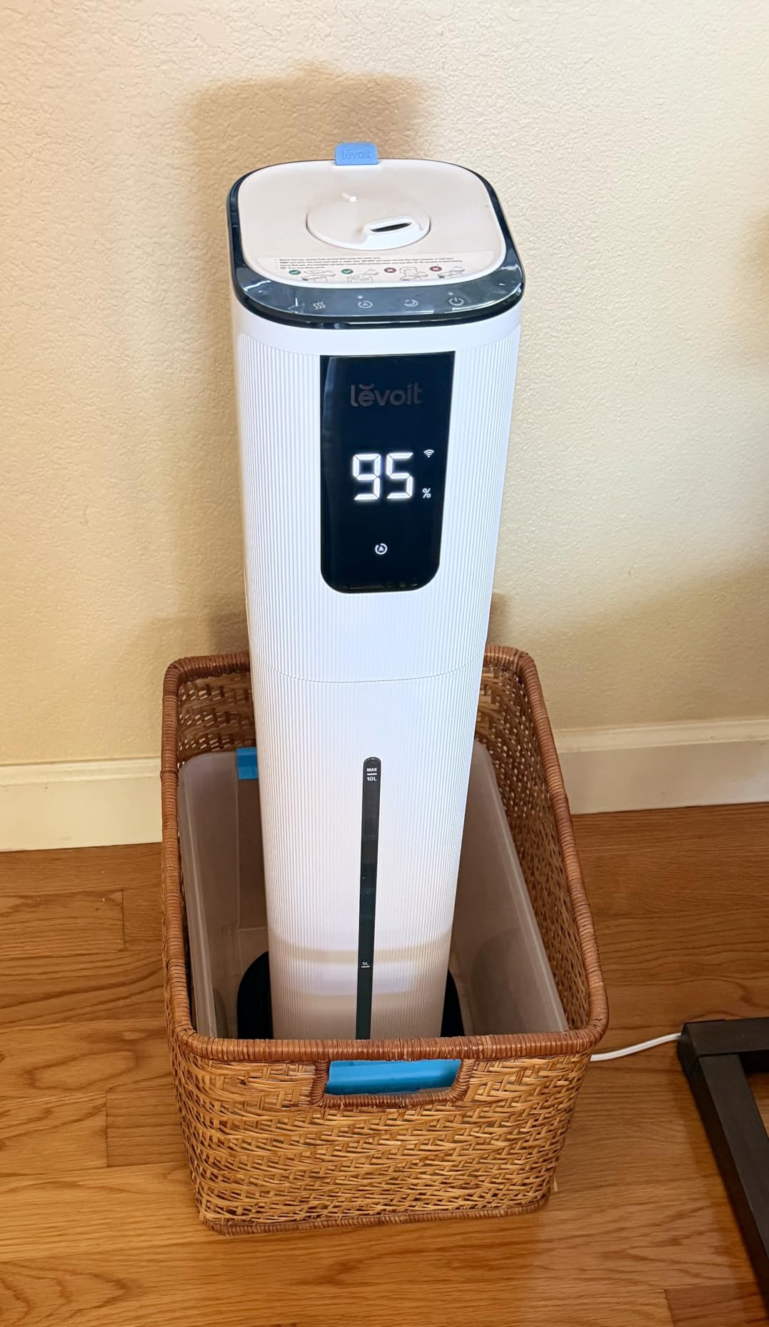 Levoit LV600S Smart Warm and Cool Mist Humidifiers for Home Bedroom Large Room, 6L 753ft Coverage, Easy Top Fill, Smart Sensor, App and Voice Control customer photo 2