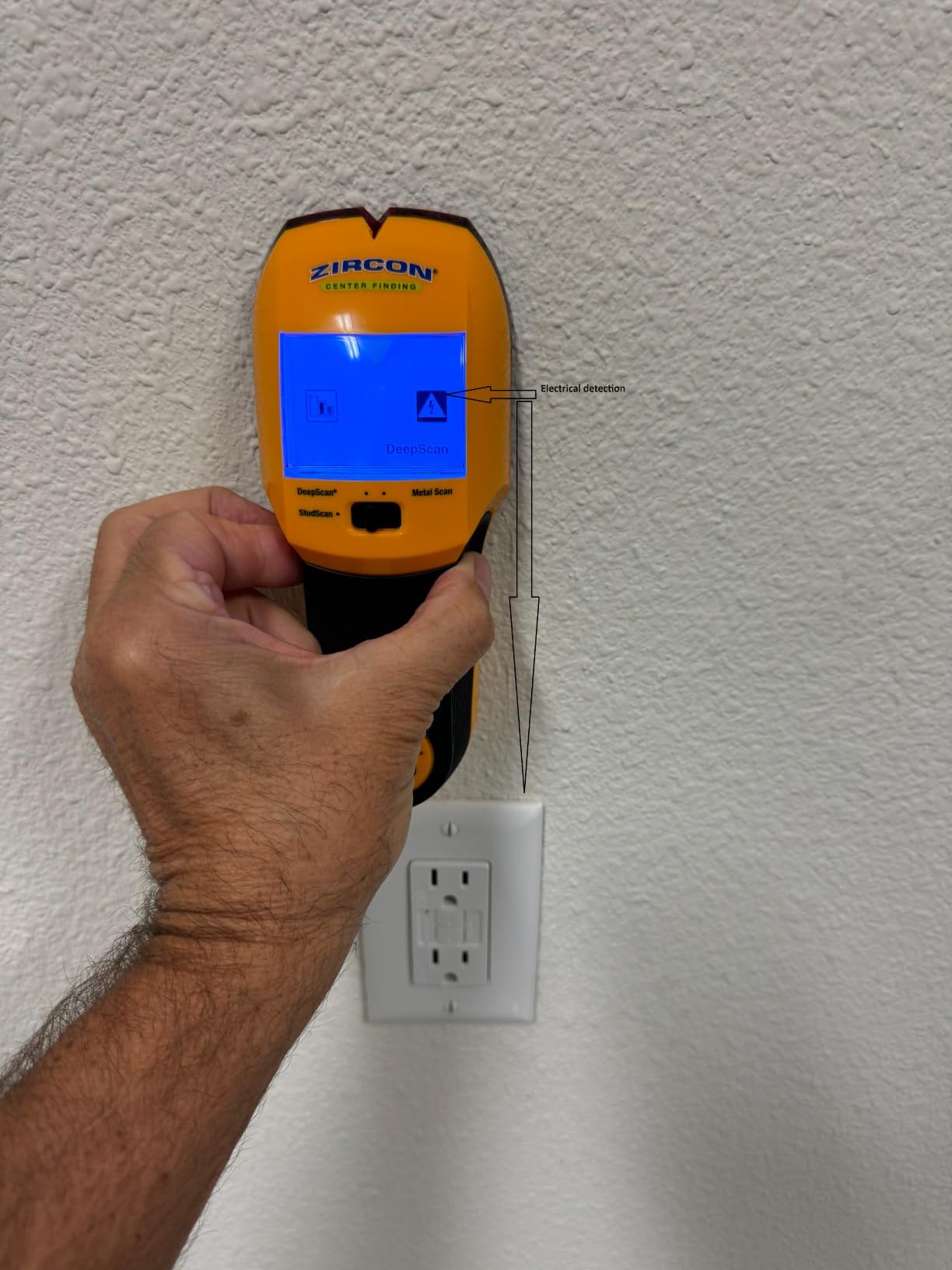 Zircon MultiScanner A200 Stud Finder Wall Scanner Edge and Center Finding | Find studs before you drill, Detects live AC wiring, Find wood studs, Find metal studs customer photo 1