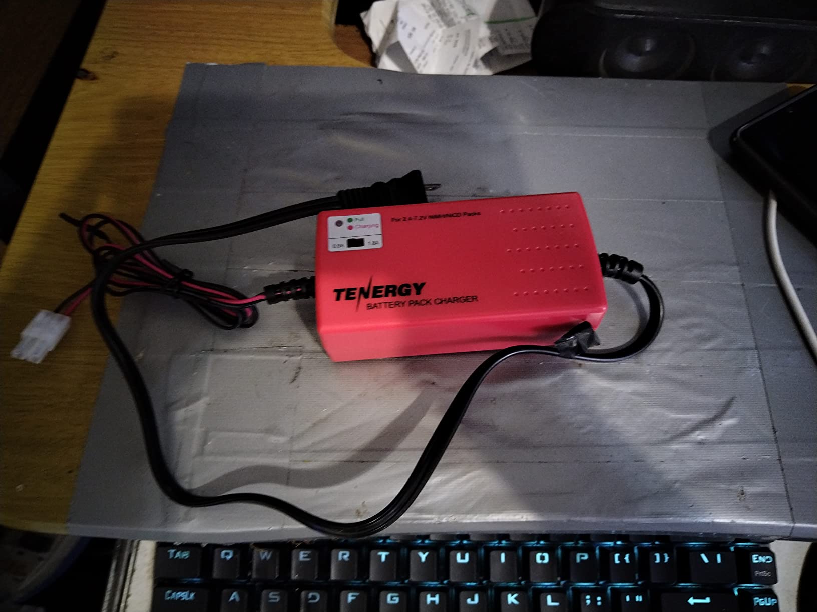 Tenergy 2 Pack 7.2V 3000mAh Flat NiMH Battery Packs with Smart Charger for RC Cars, RC Airplanes customer photo 1