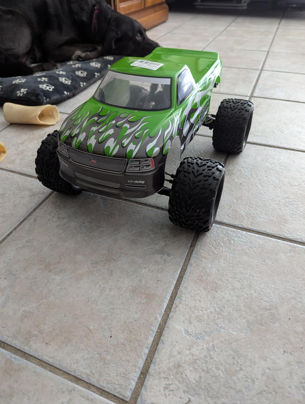 Manrock 1/10 Scale RC Painted Drift Racing Touring Onroad Car Body Shell for Pick Up Truck T-10 Green customer photo 2