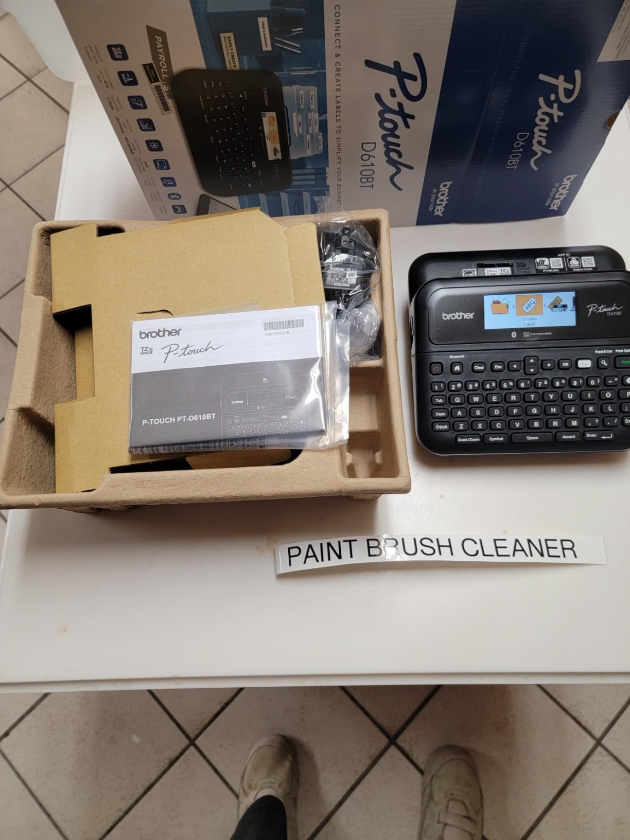 Brother P-Touch PT-D610BT Business Professional Connected Label Maker with Bluetooth customer photo 1