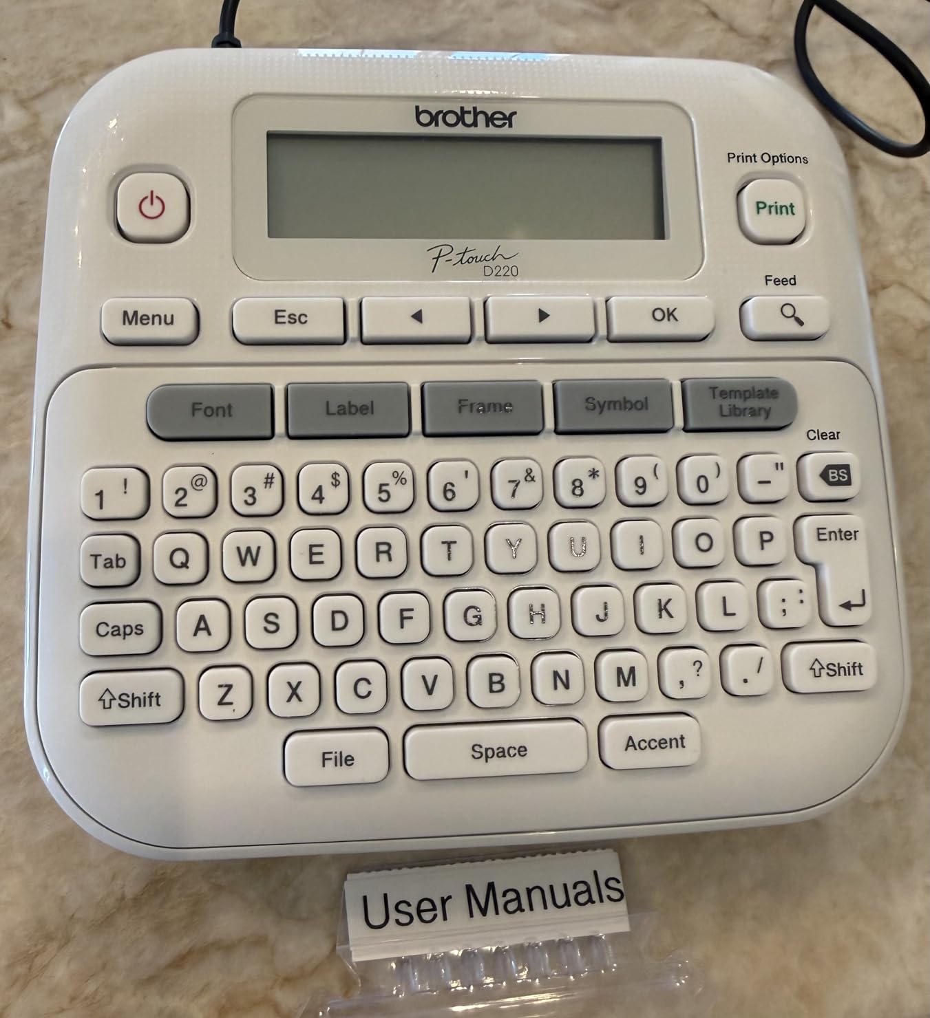 Brother P-Touch PTD220 Home/Office Everyday Label Maker, QWERTY Keyboard, Amazon's Choice customer photo 2