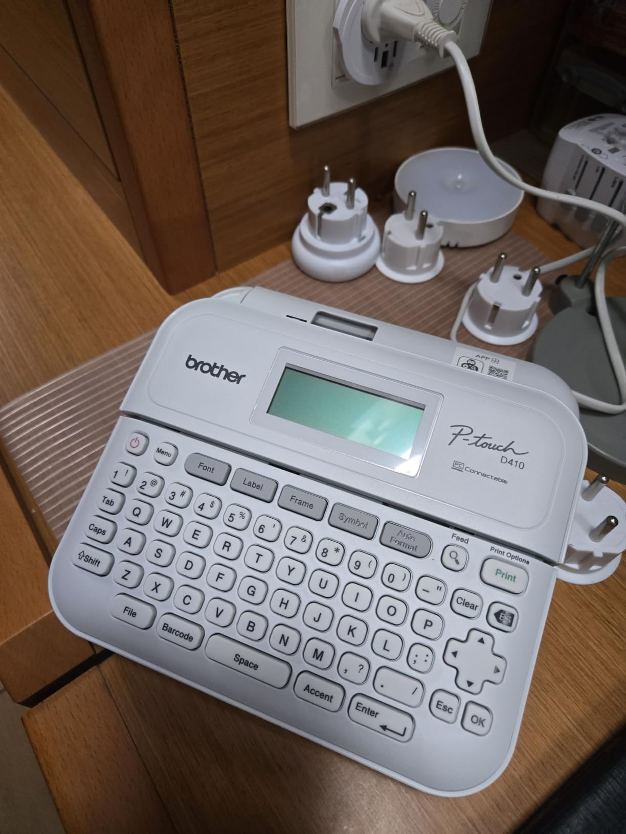 Brother P-Touch PT-D410 Home/Office Advanced Label Maker, USB Connected, TZe Tapes up to 18mm customer photo 1